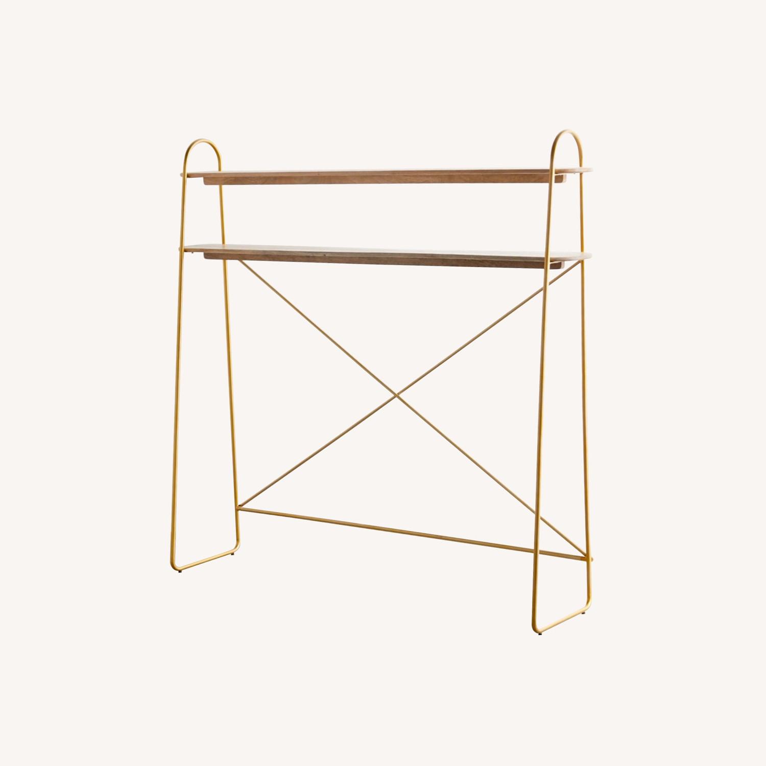 Urban Outfitters Over the Bed Storage Shelf - image-0
