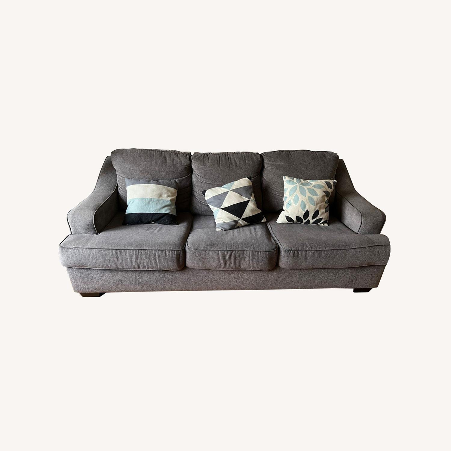 Ashley Queen Sofa Sleeper With Memory Foam Mattress - image-0