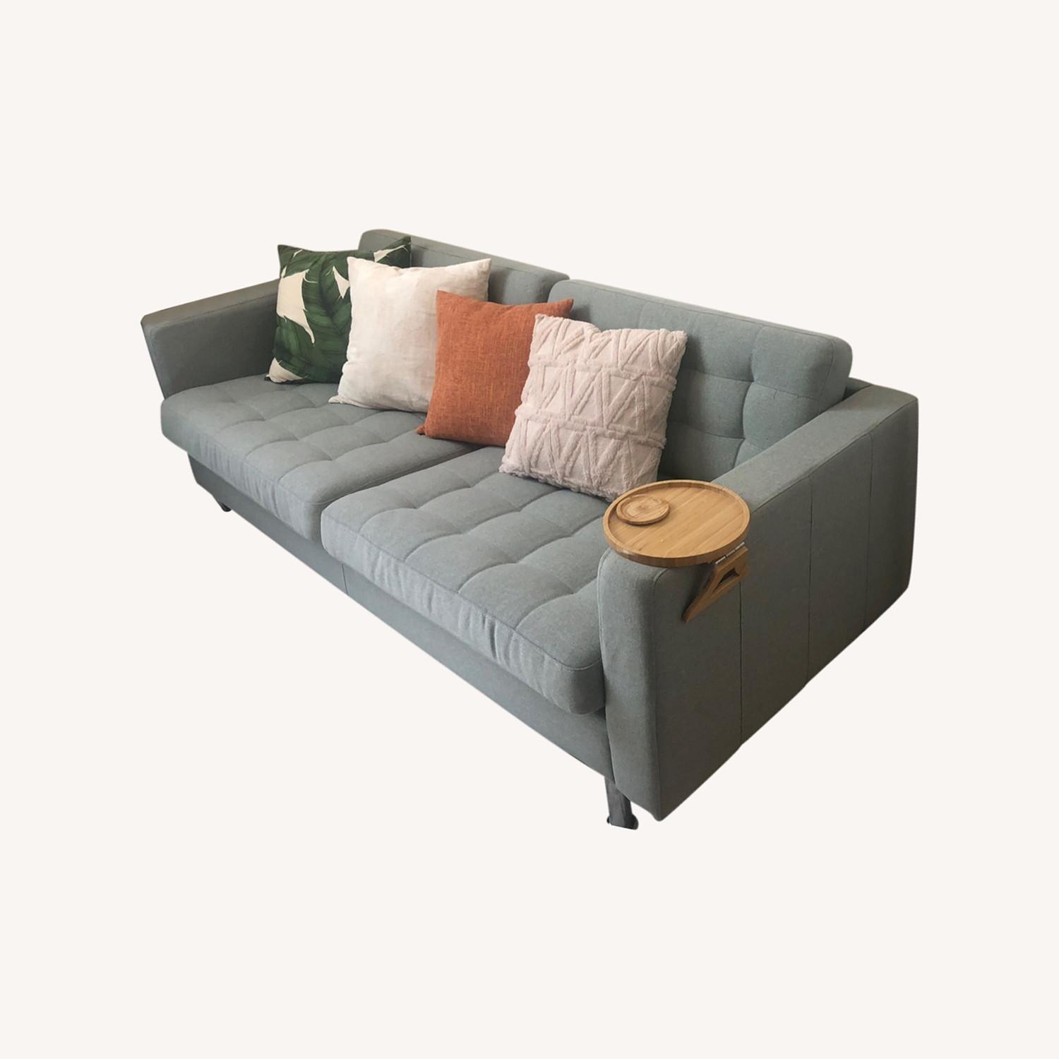 IKEA Morabo Sage Green Couch AptDeco