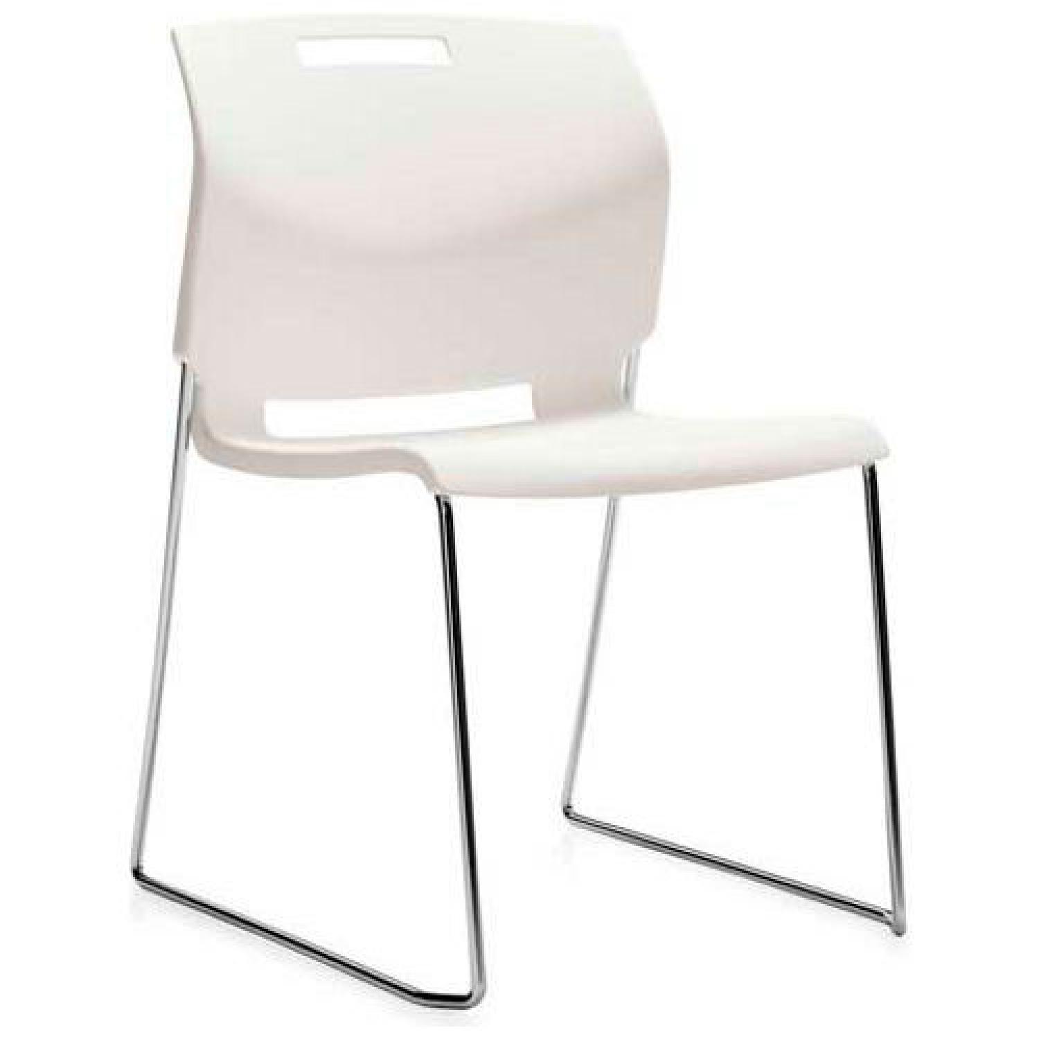 Stackable Chairs with 2 Dollies AptDeco