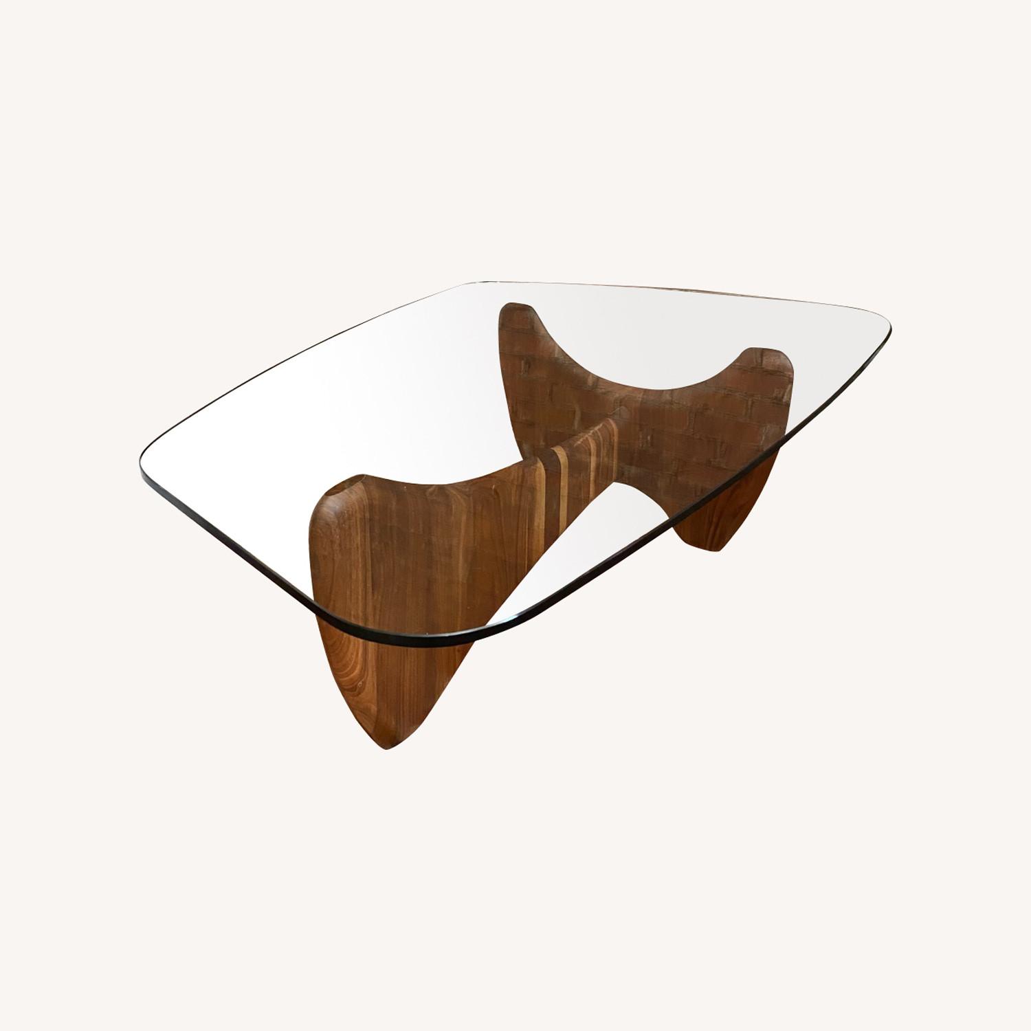 Room & Board Sanders Walnut Coffee Table AptDeco