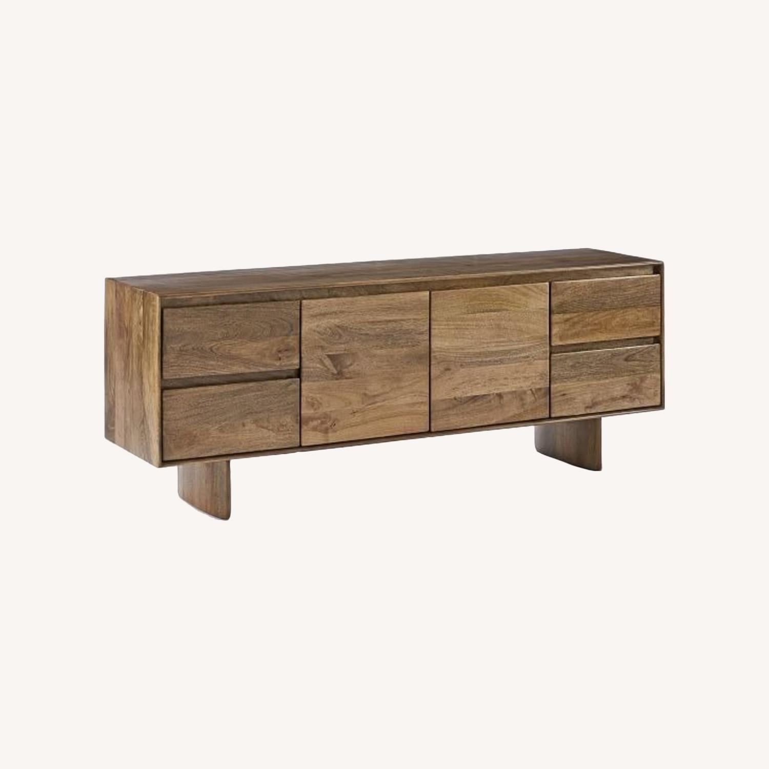 West Elm Anton Solid Wood Media Console (68") - image-0