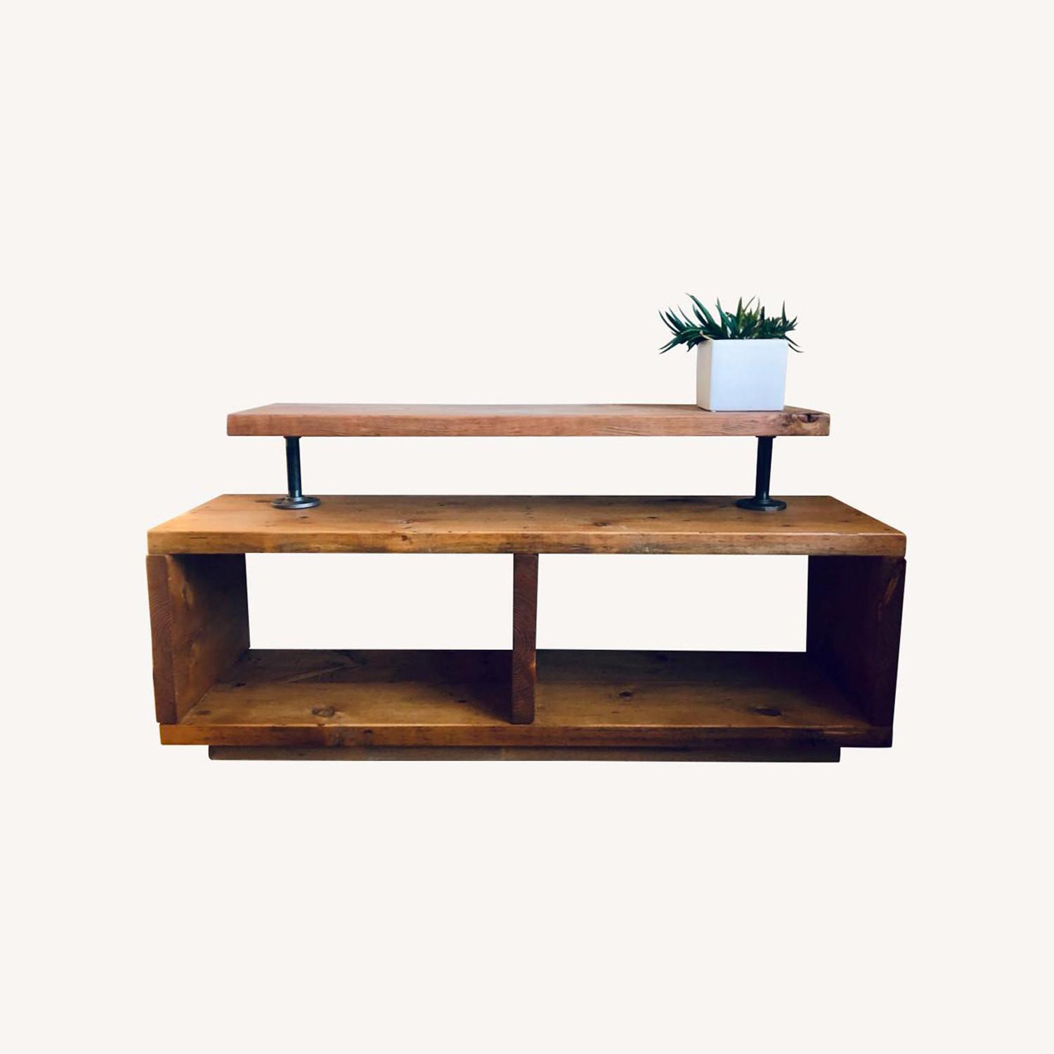 Handmade Media Console Walnut Modern AptDeco