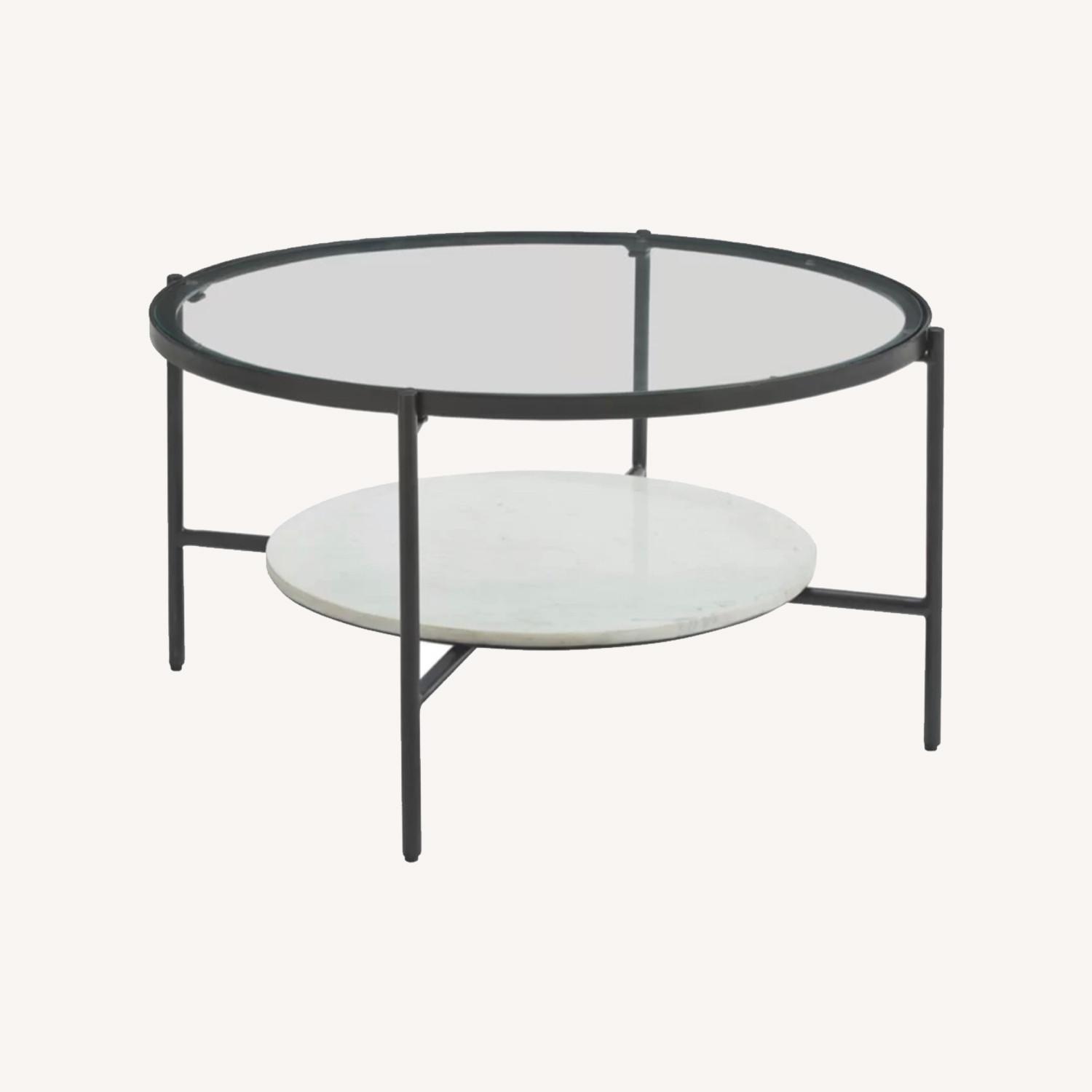 Wayfair Faux Marble Coffee Table AptDeco