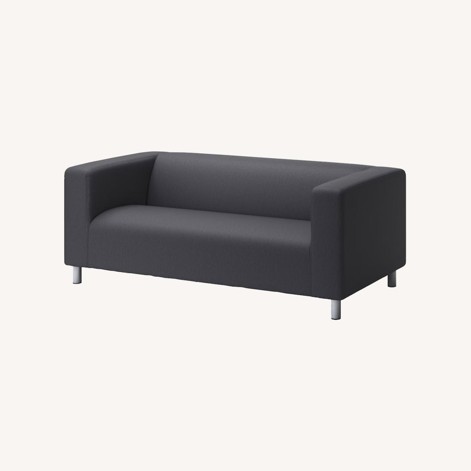 IKEA Klippan Loveseat in Vissle Gray AptDeco