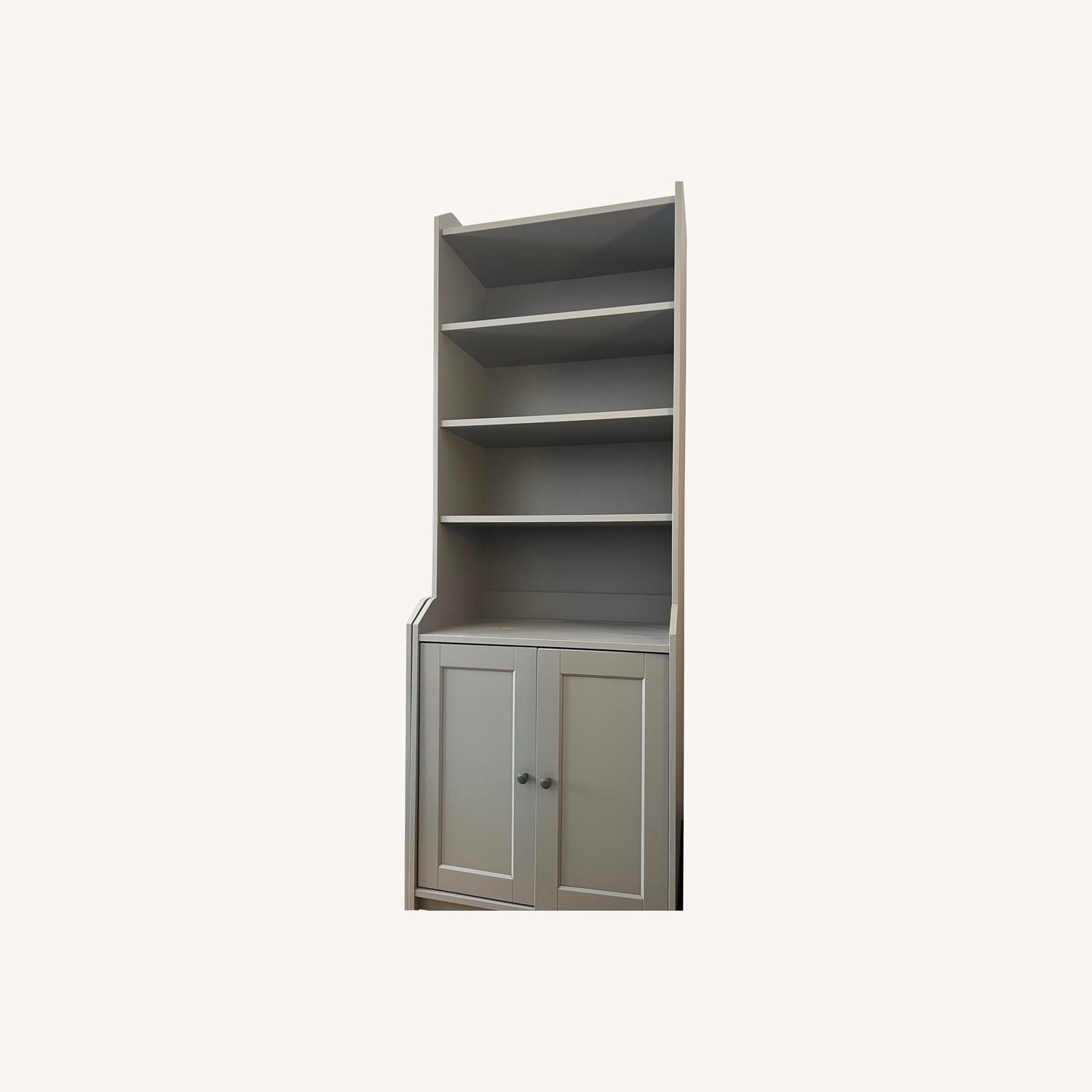 Two IKEA Bookshelf Cabinets - image-0
