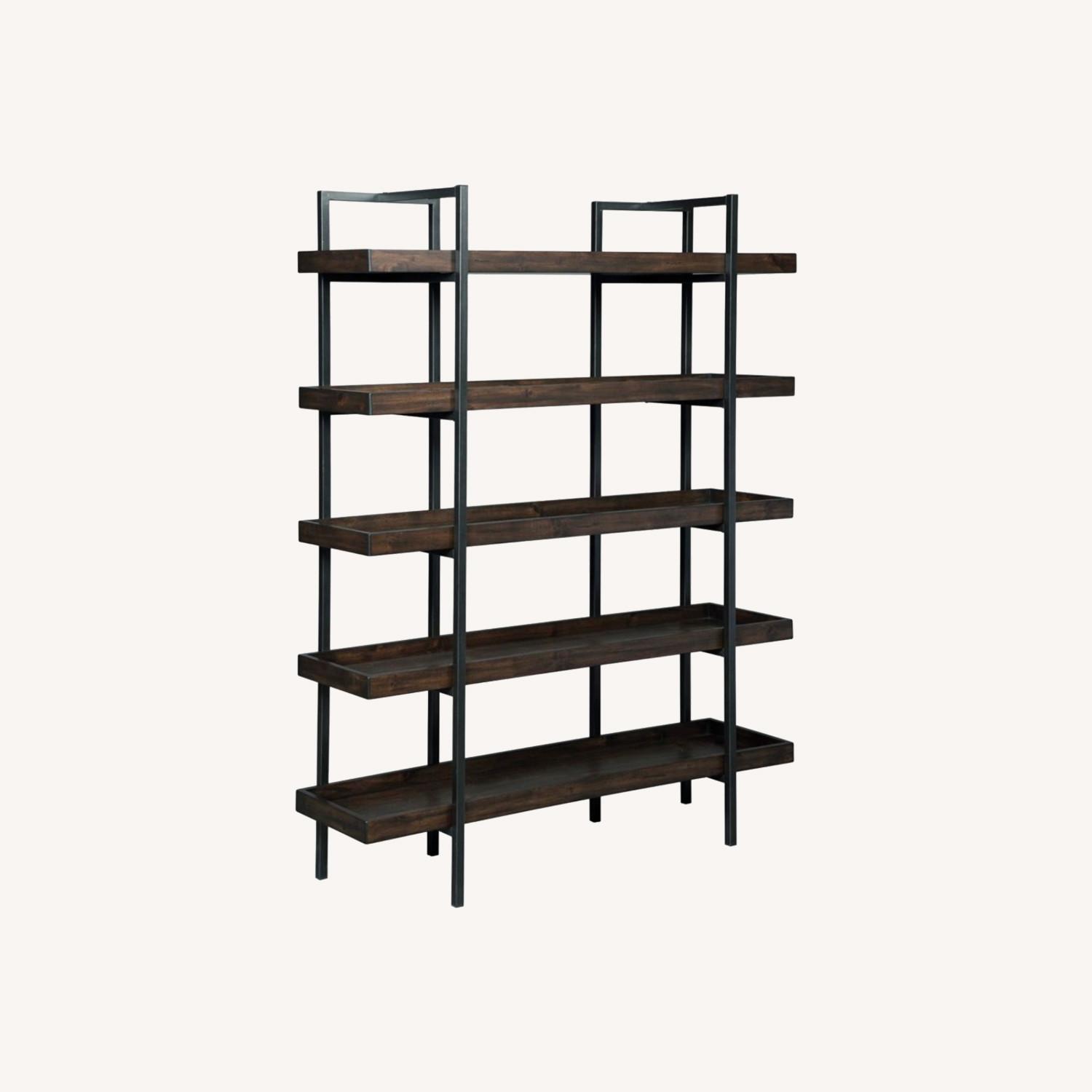 Industrial Style Large Bookcase AptDeco