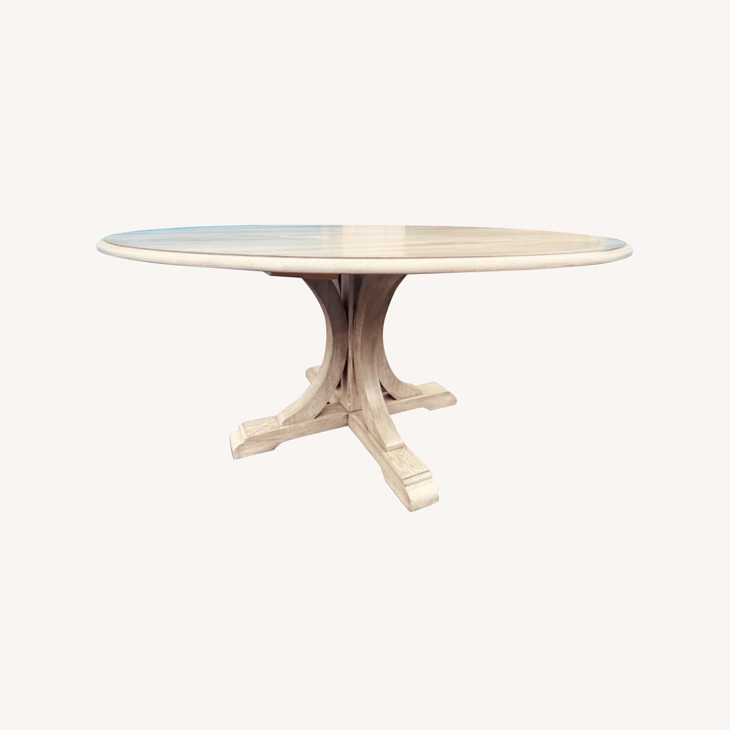 Ethan Allen Corin Round Dining Table AptDeco