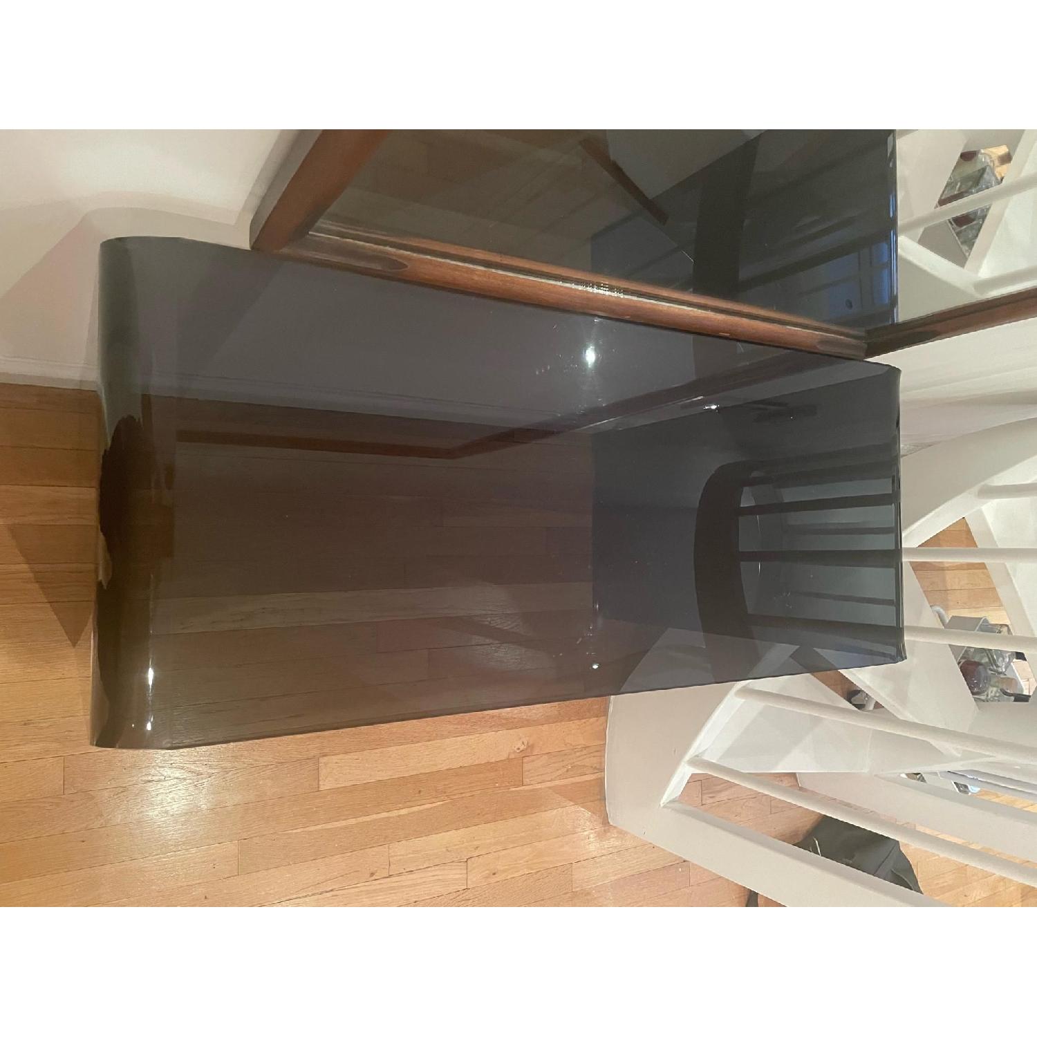 CB2 Peekaboo Smoke Acrylic Console Table - image-2