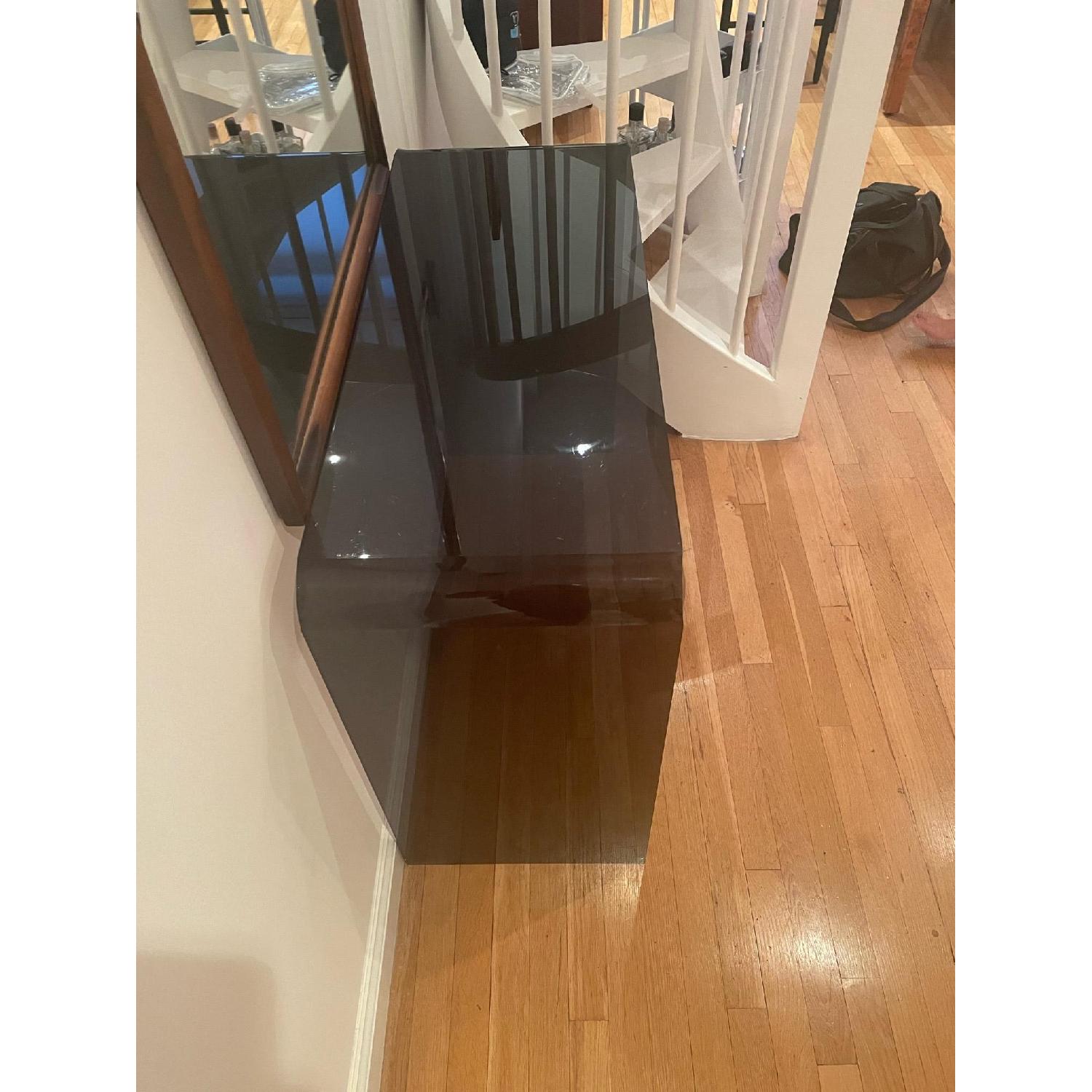 CB2 Peekaboo Smoke Acrylic Console Table - image-4