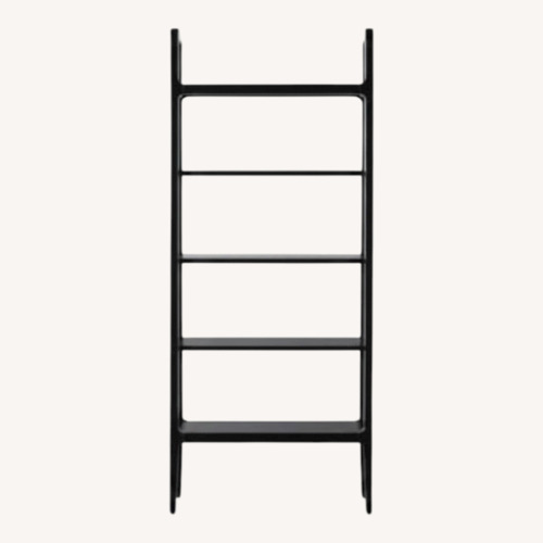 Used CB2 Kent Black Wooden Bookcase for sale on AptDeco