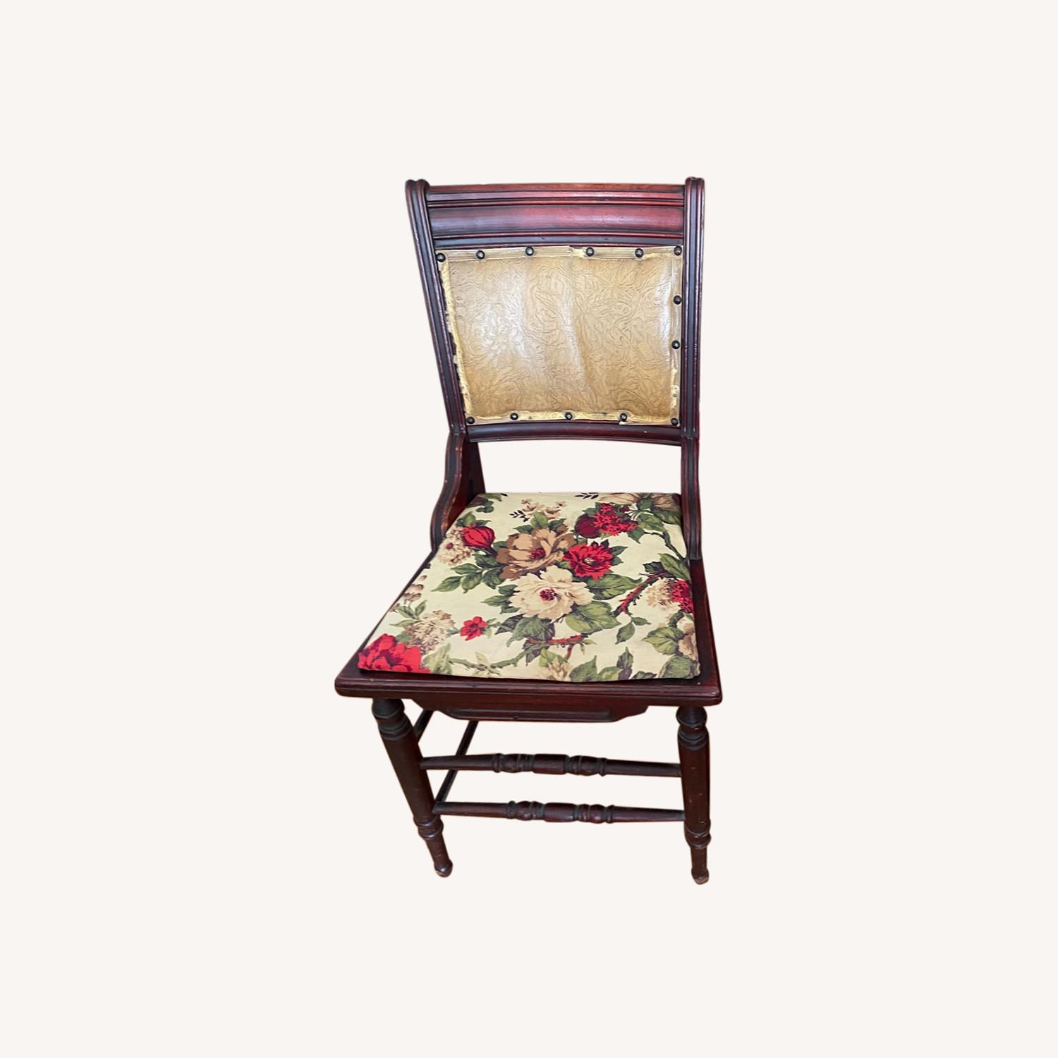 Beautiful Cherry Wood Antique Chairs AptDeco