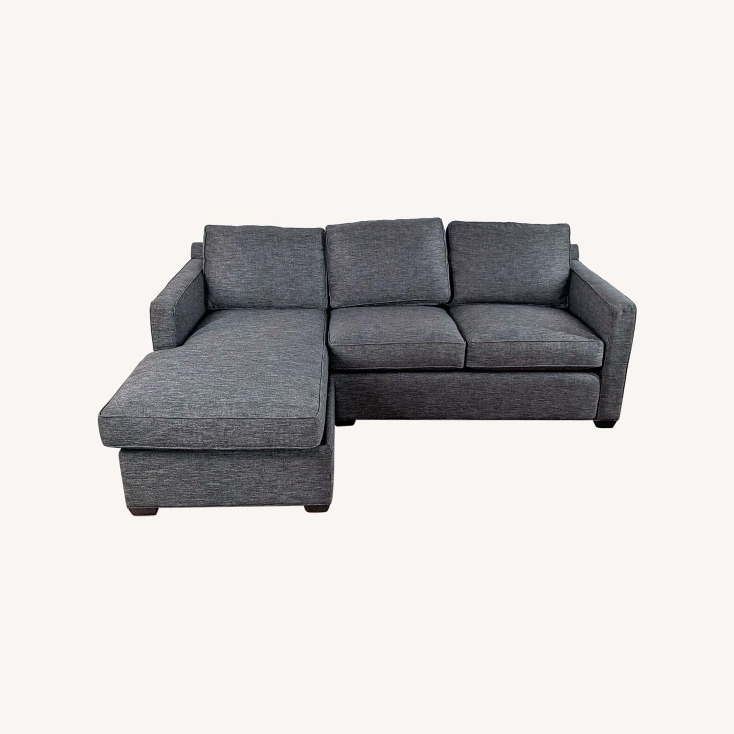 Crate and Barrel Barrett Sectional Sofa AptDeco