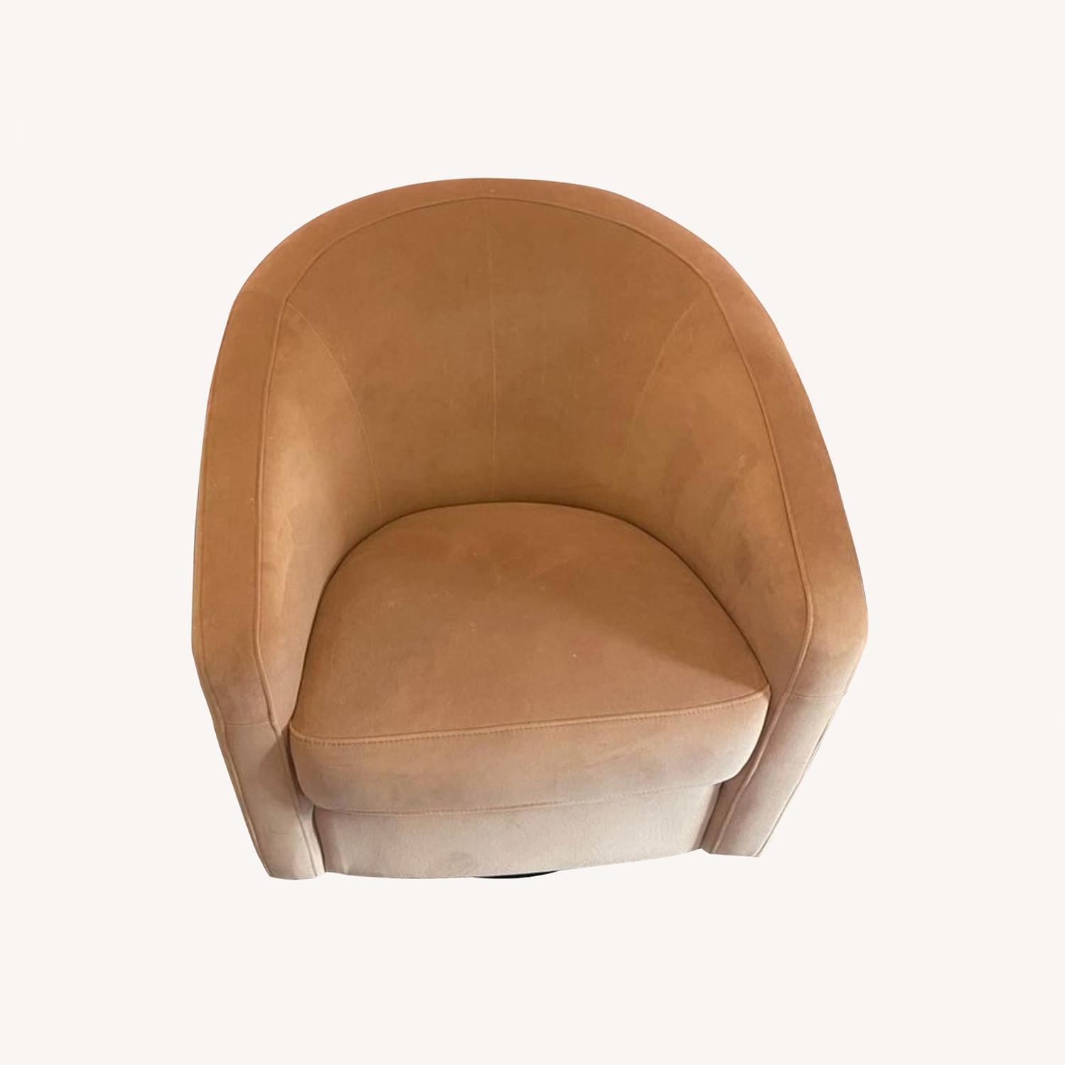 Babyletto Pink Madison Swivel Chair AptDeco