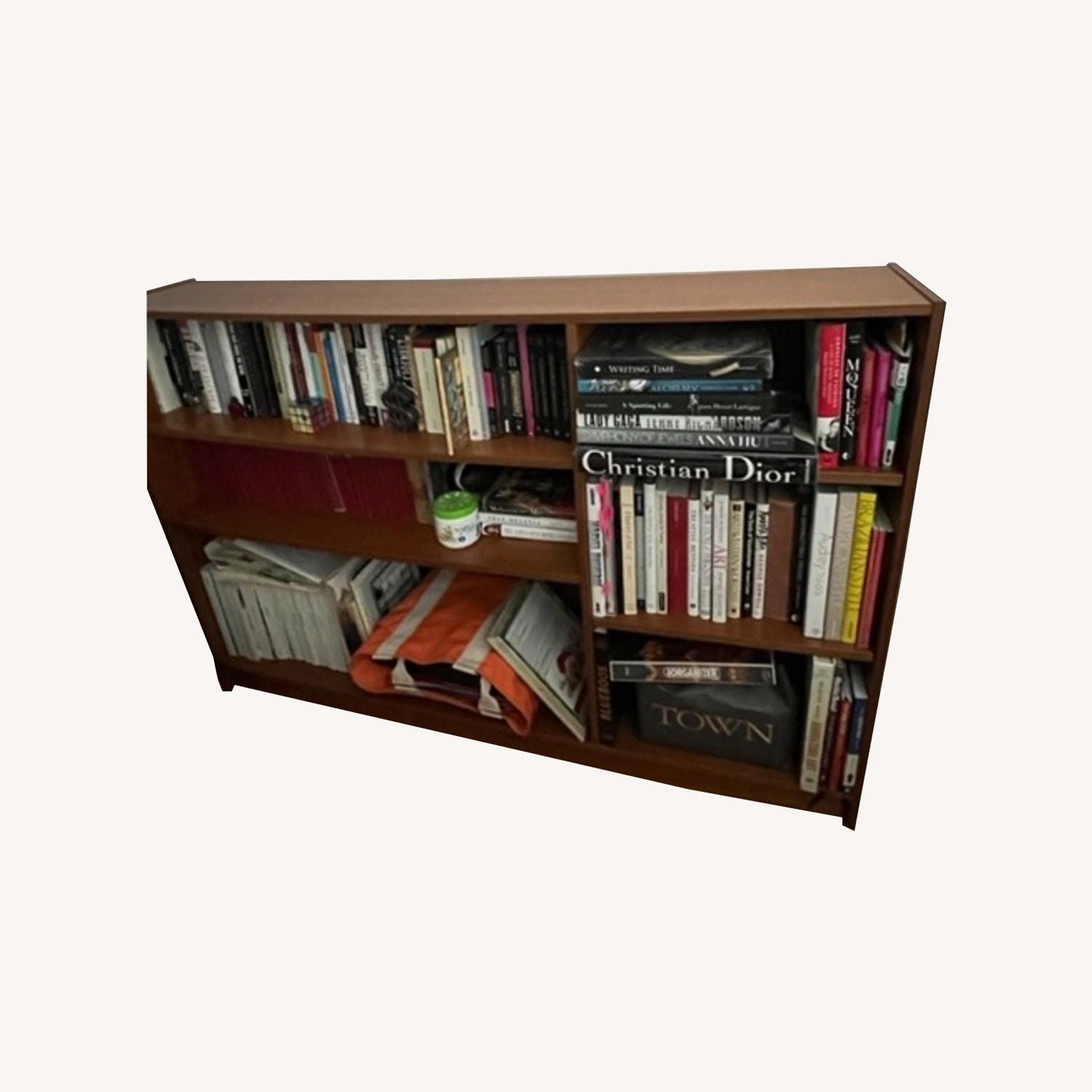 Danish Wood Bookcase - image-0