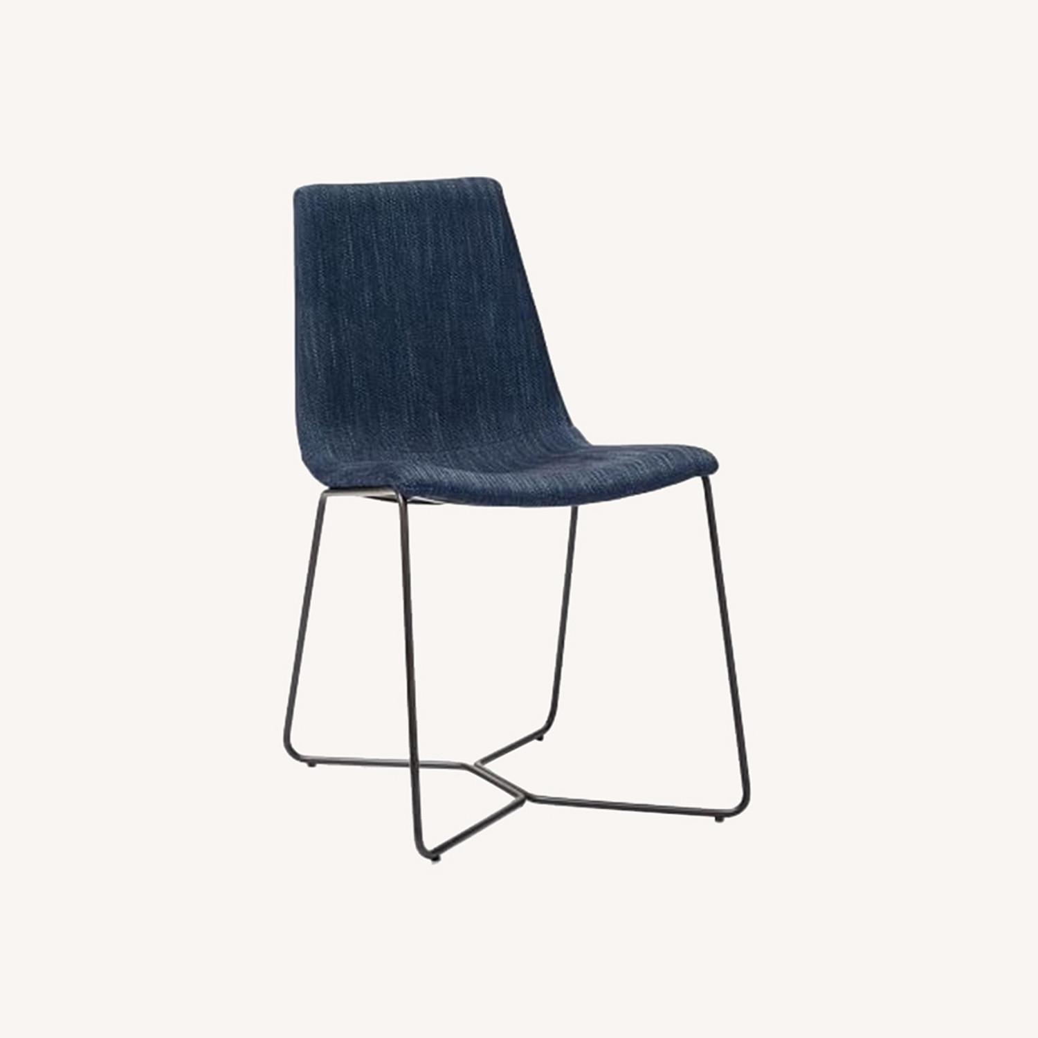 West Elm Modern Slope Dining Chair, Set of 2 - AptDeco