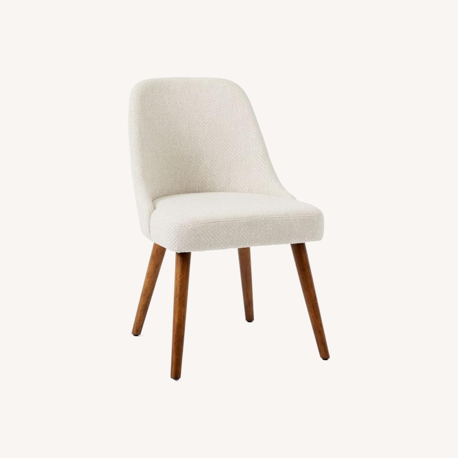 West Elm Mid Century Upholstered Dining Chair AptDeco