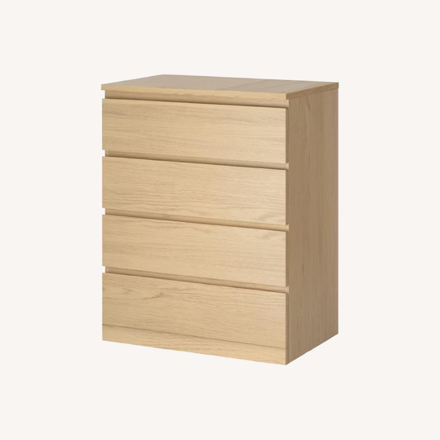 IKEA4 drawer Malm Dresserchest Wood AptDeco