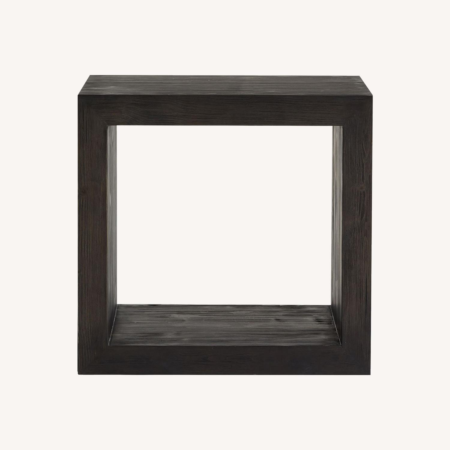 Pottery Barn Folsom End Table, Charcoal AptDeco