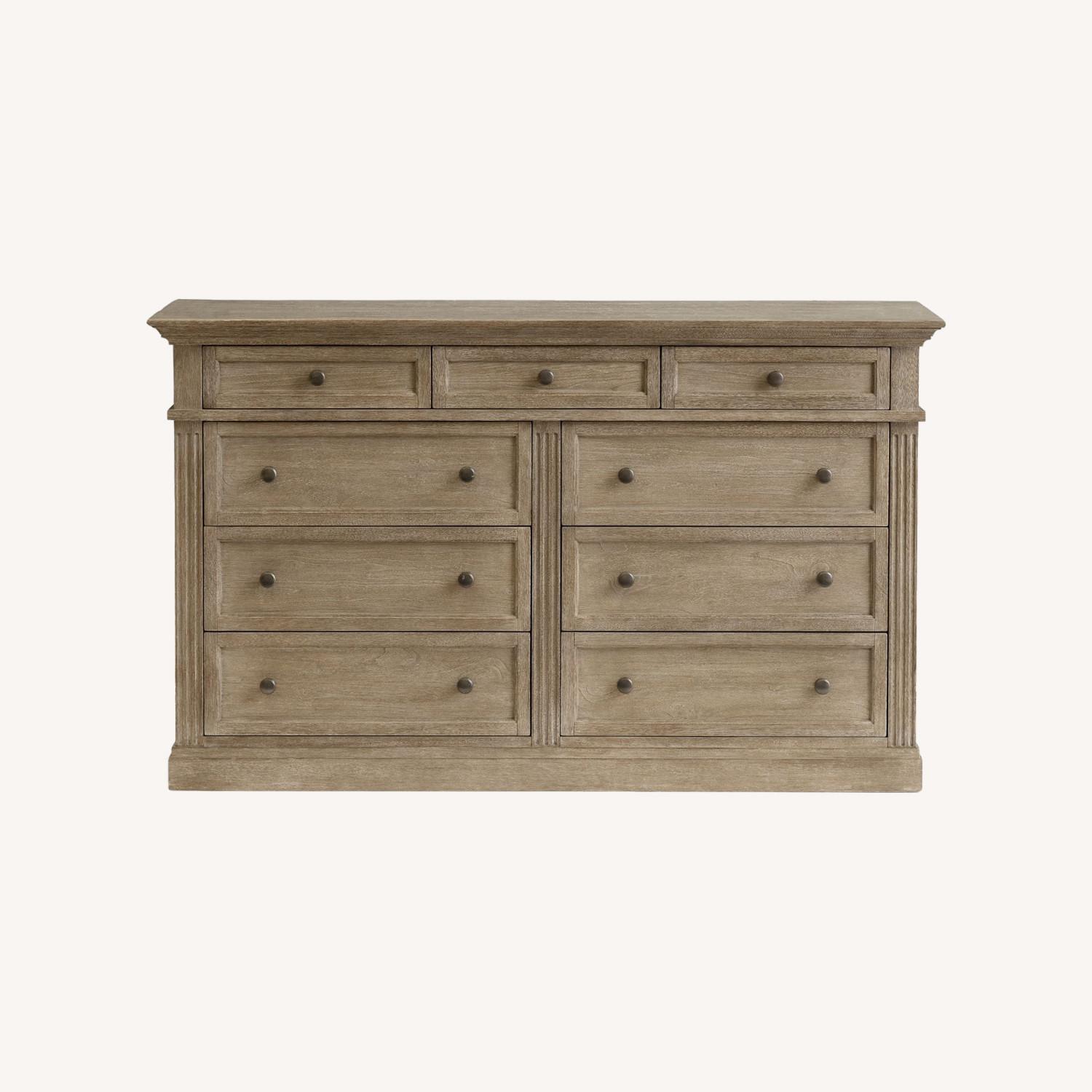Pottery Barn Livingston 9-Drawer Wide Dresser - image-0