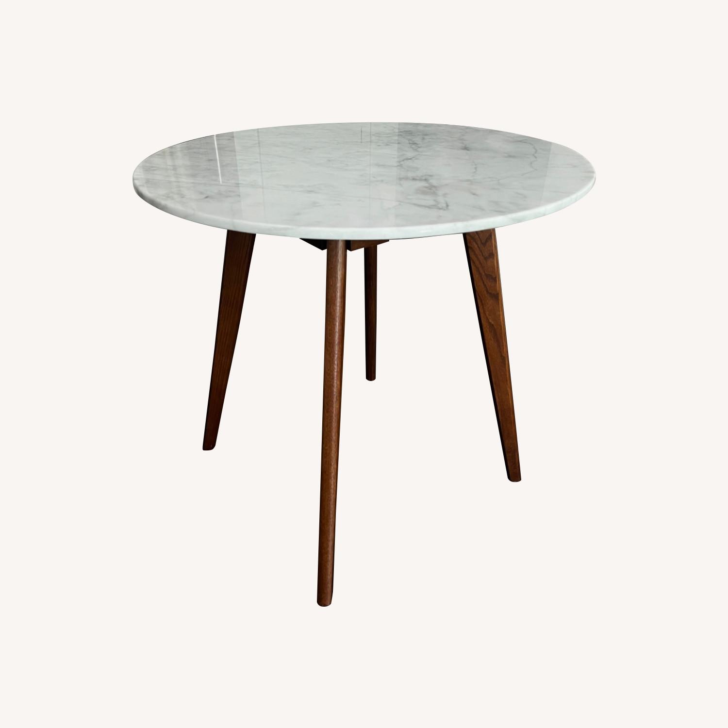 Article Marble Top Cafe Dining Table AptDeco