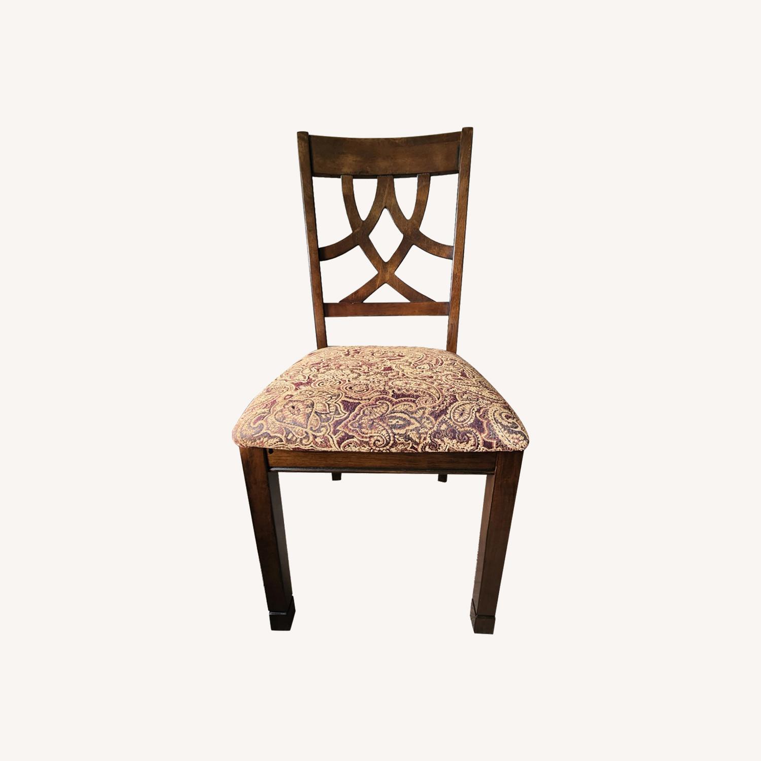Ashley Leahlyn Dining Upholstered Side Chair Brown AptDeco