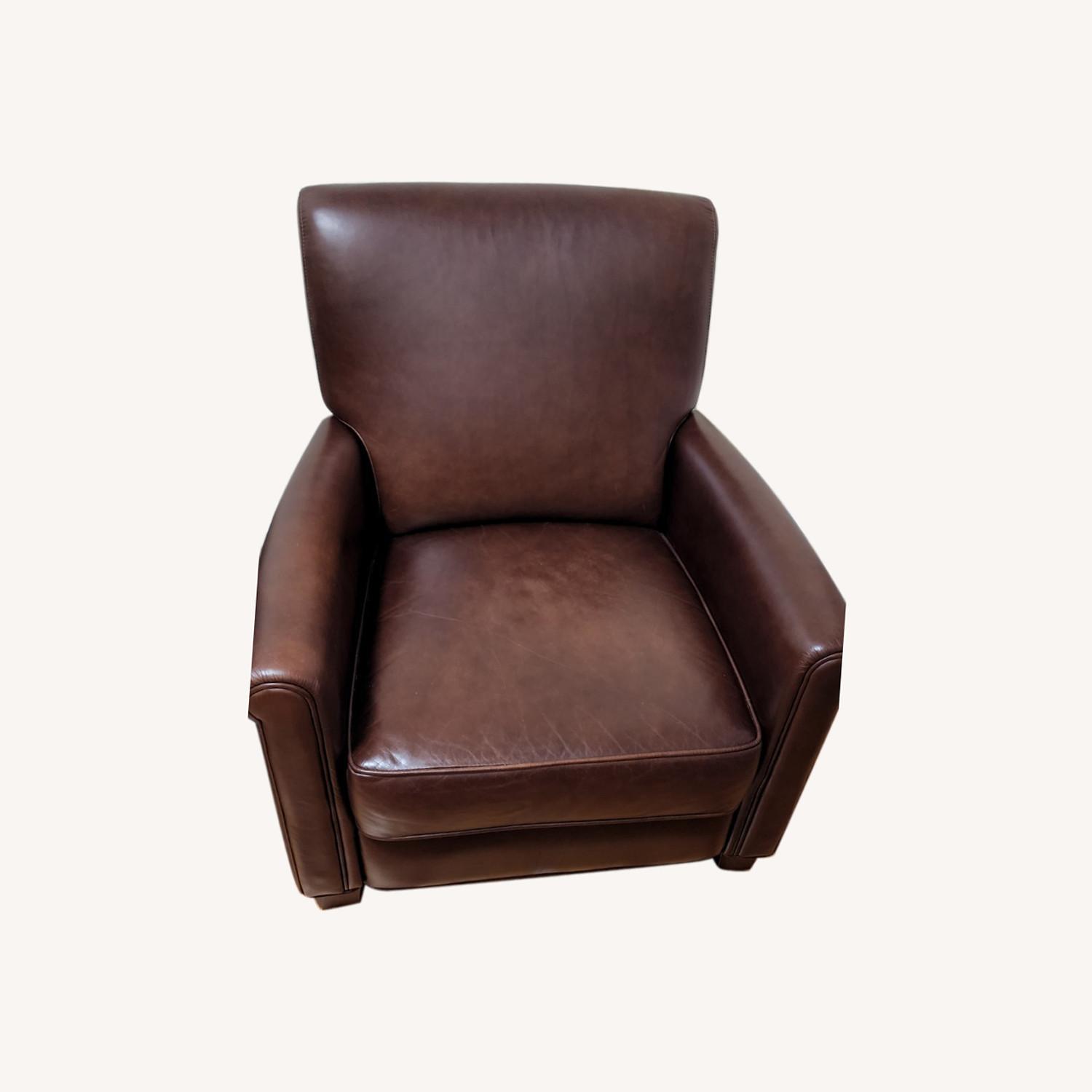 Pottery Barn Leather Recliner AptDeco