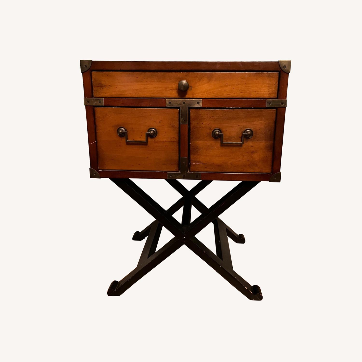 Authentic Models Campaign Nightstand - image-0