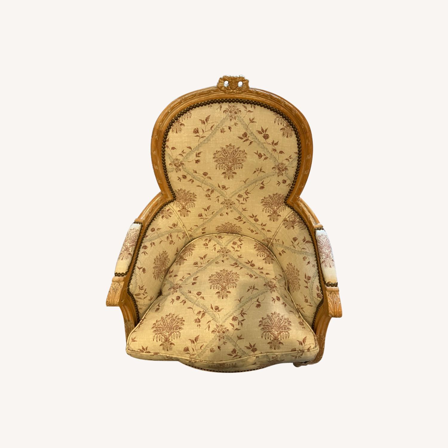 Pair Louis XVI Bergere Chairs - image-0