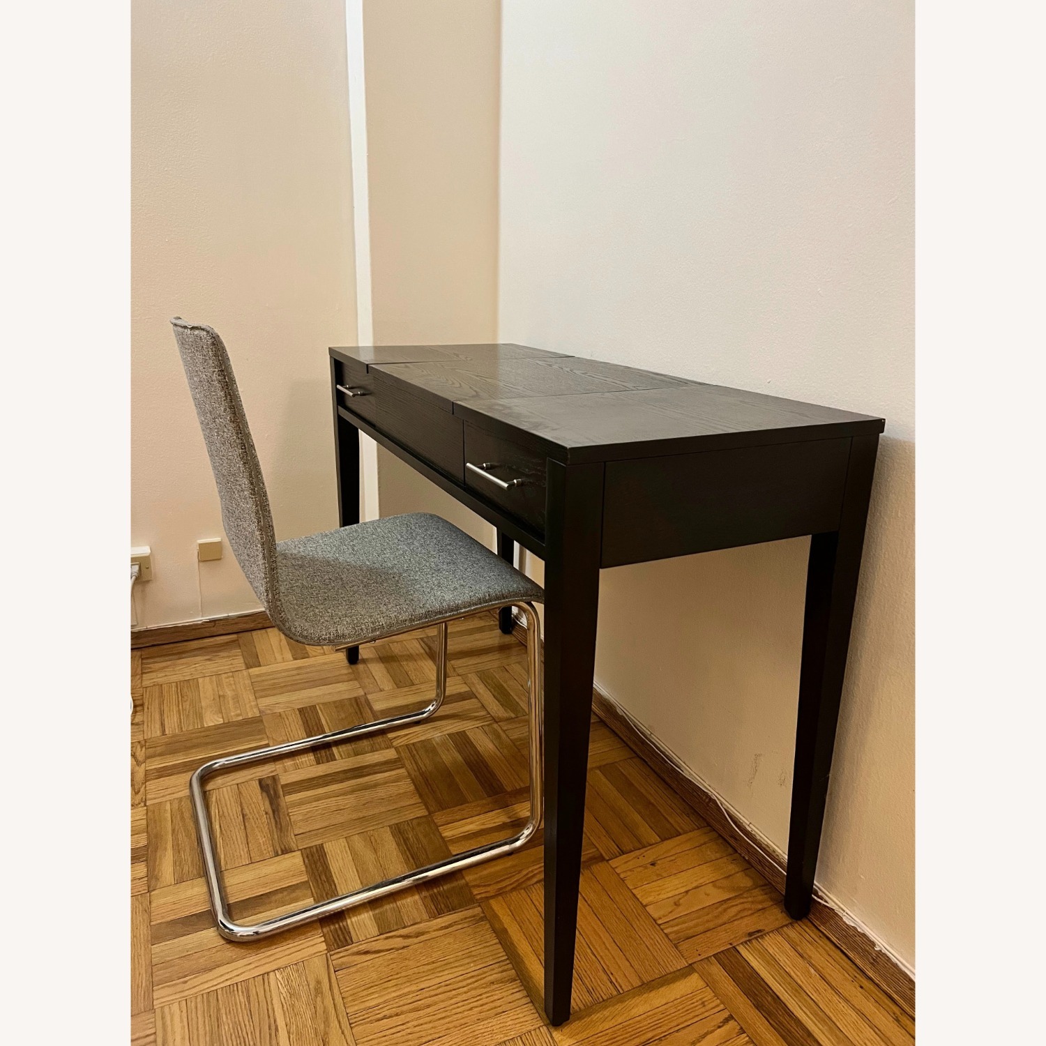 West Elm Vanity with Flip-Top Mirror - image-6