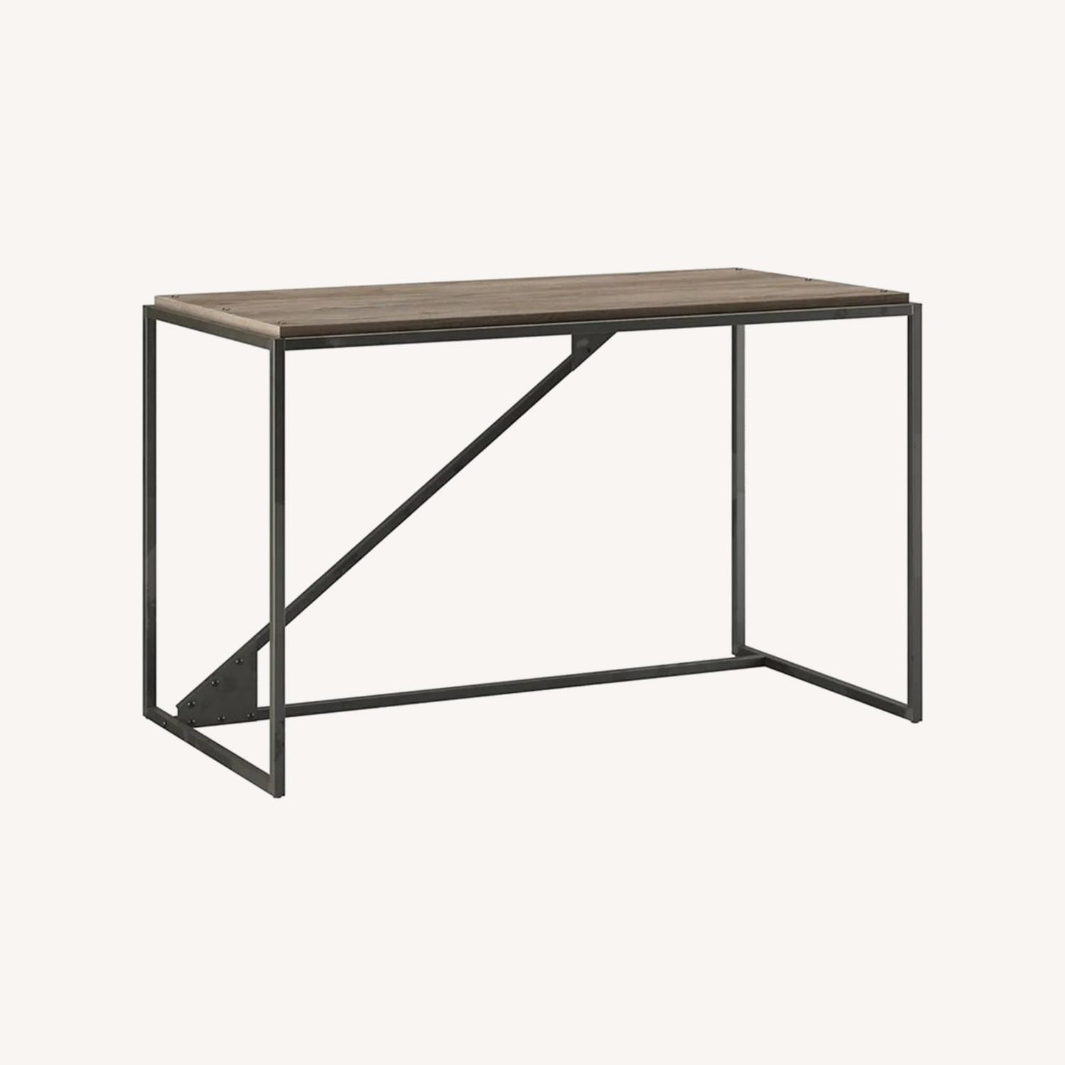 Bush Furniture Refinery 50W Industrial Desk AptDeco
