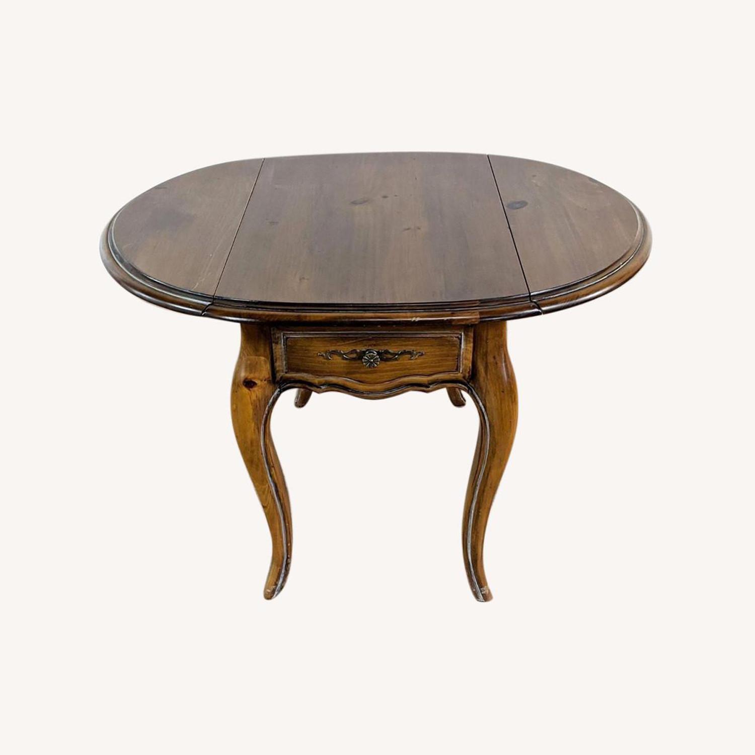 Vintage Ethan Allen Drop Leaf End Table AptDeco