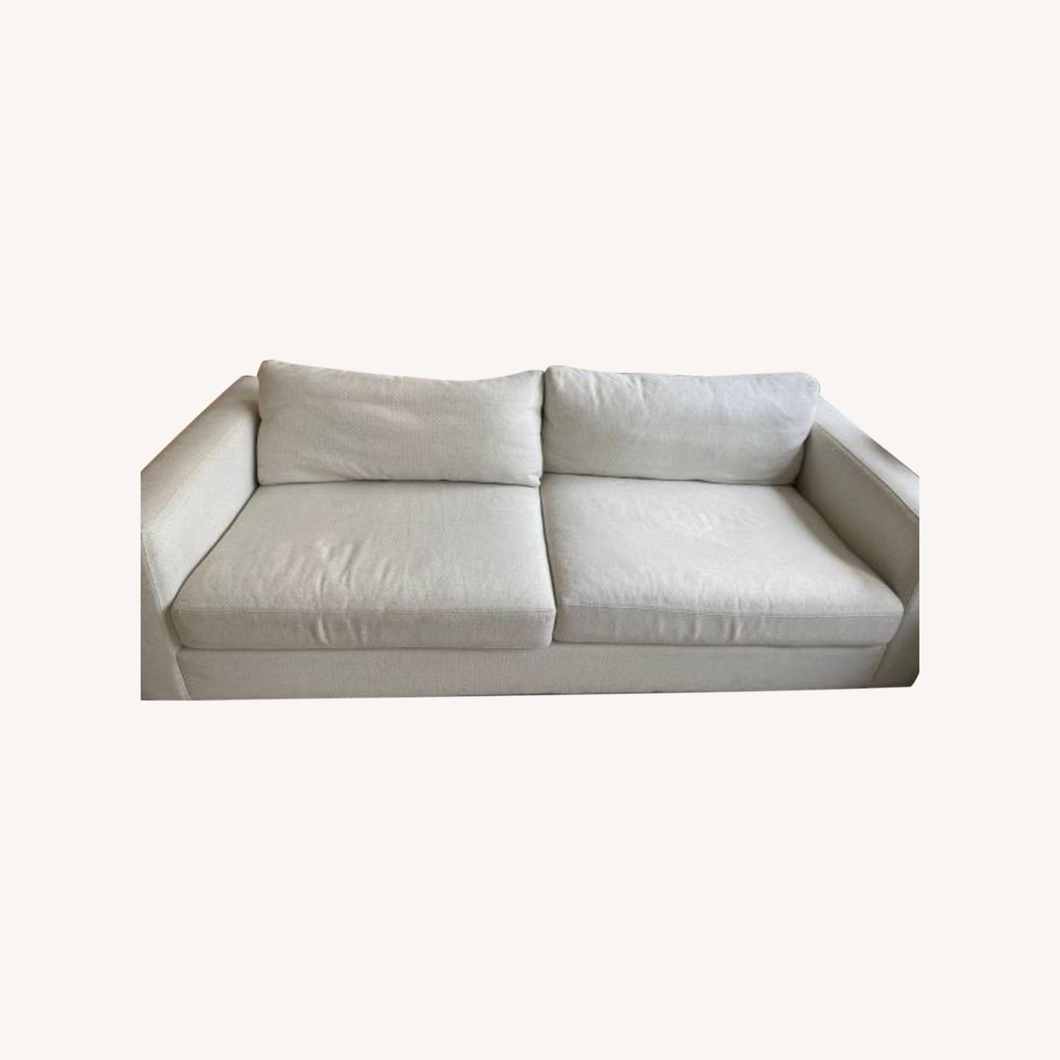 McCreary Modern Cream White Sofa 92" AptDeco