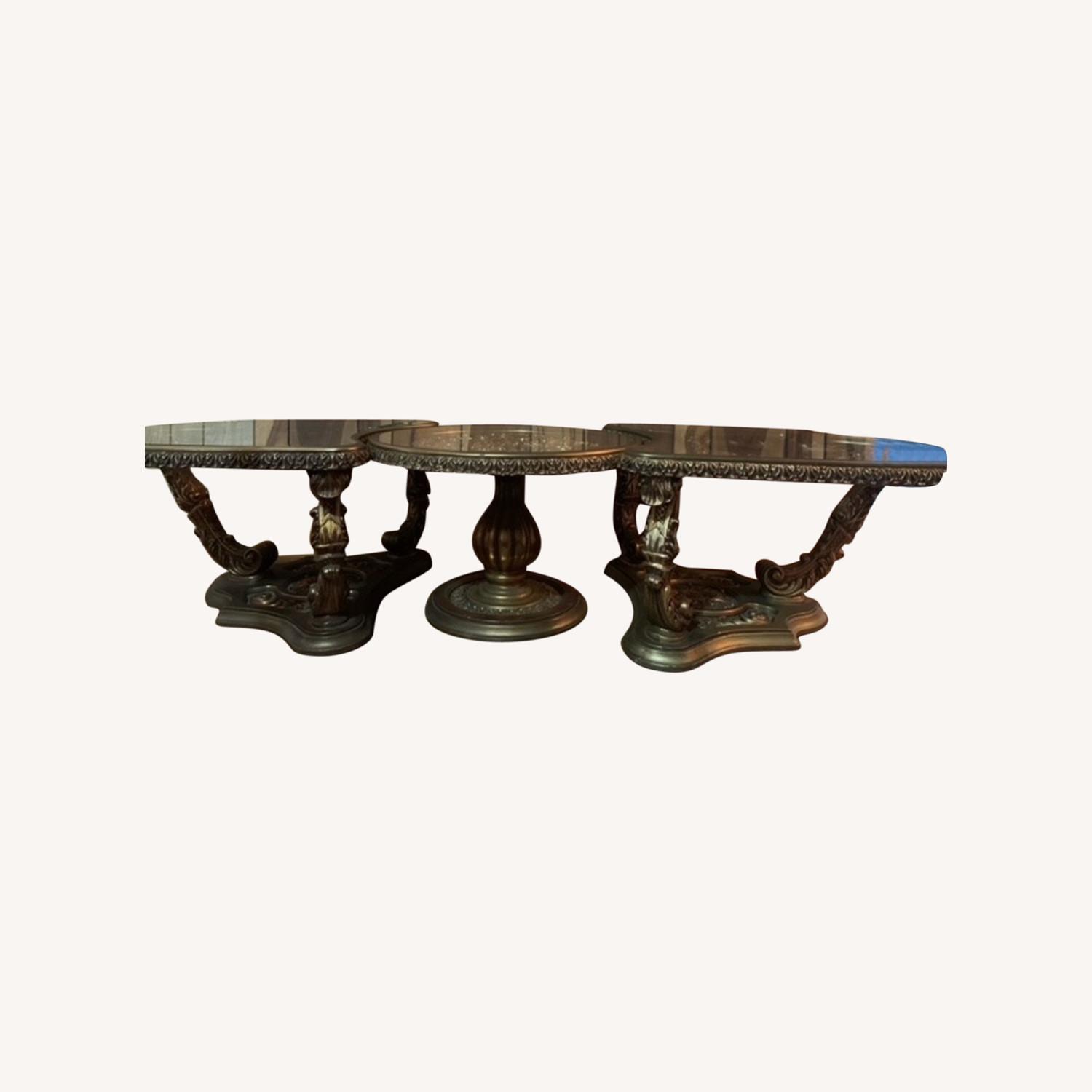 French Provincial 3 Piece Coffee Table - image-0