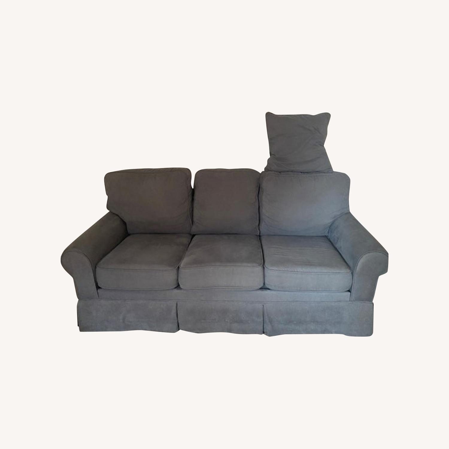 Bob's Discount Charcoal Sofa AptDeco