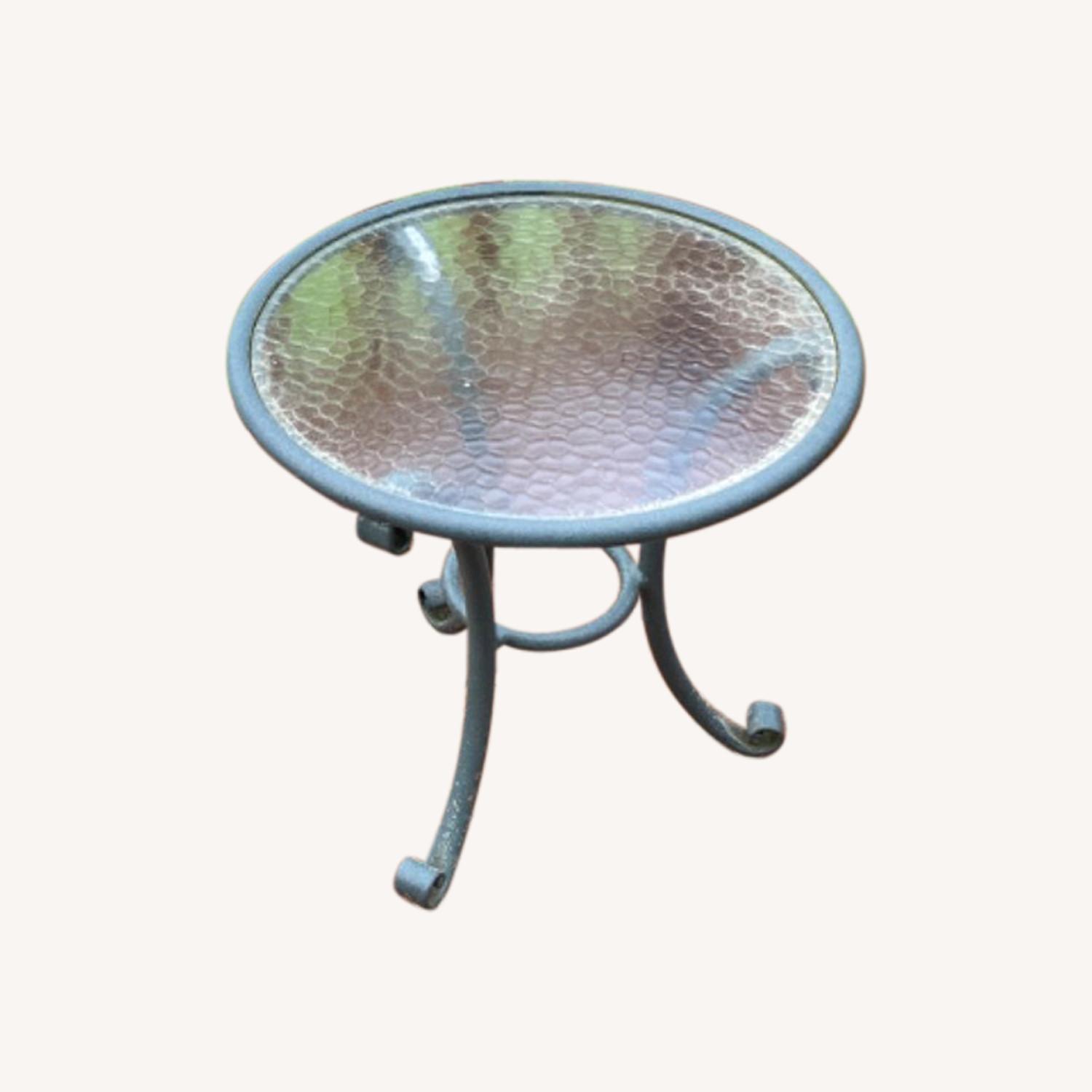 Brown Jordan Round Patio Side Table - image-0