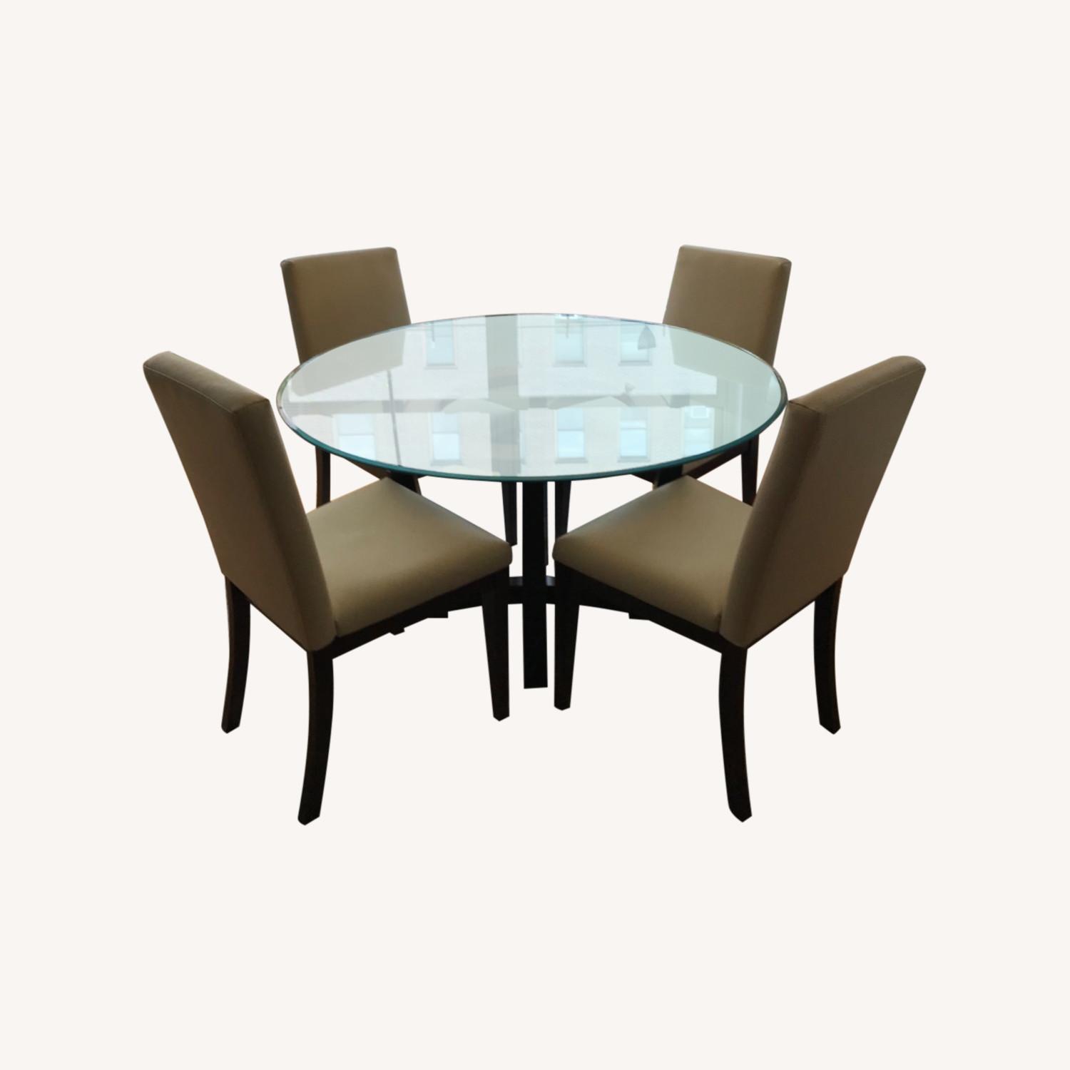 Macys Dining Set with 4 Chairs AptDeco