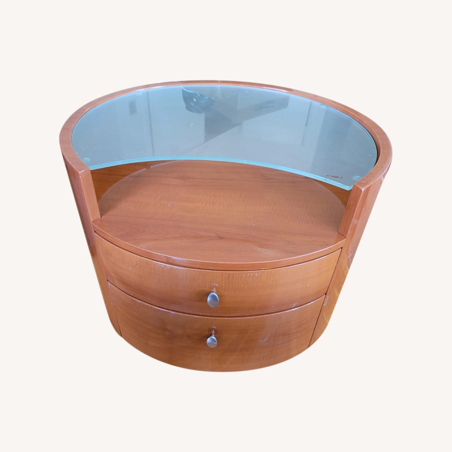 Stylish Drawers with Tempered Glass AptDeco