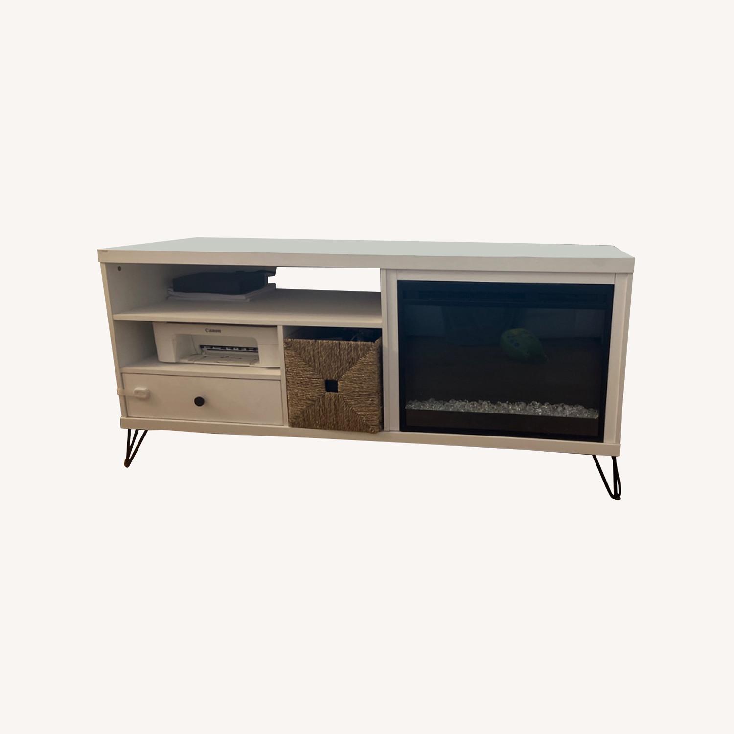 Wayfair Fire Place tv Console - image-0