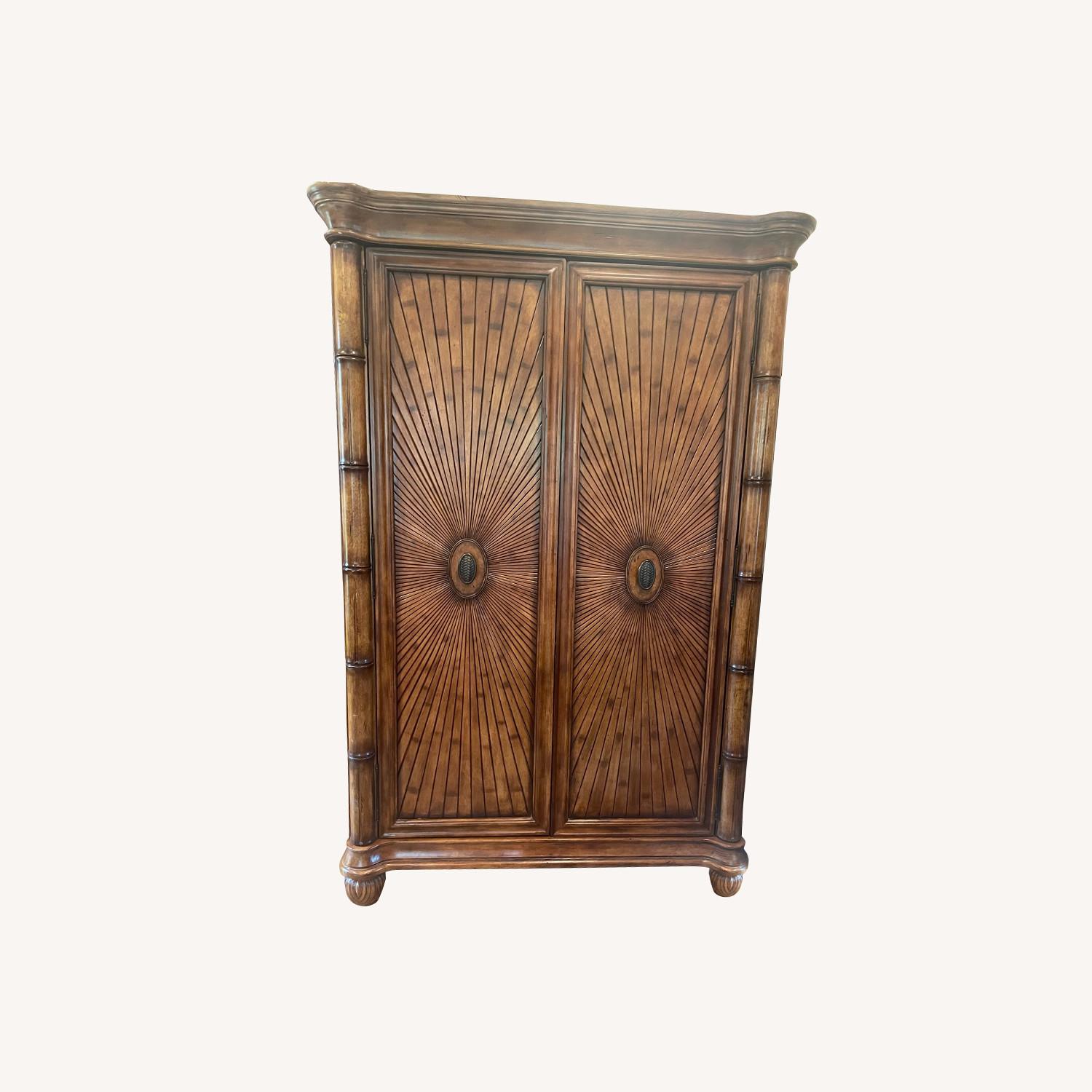 Solid Wood Armoire/Media Center AptDeco