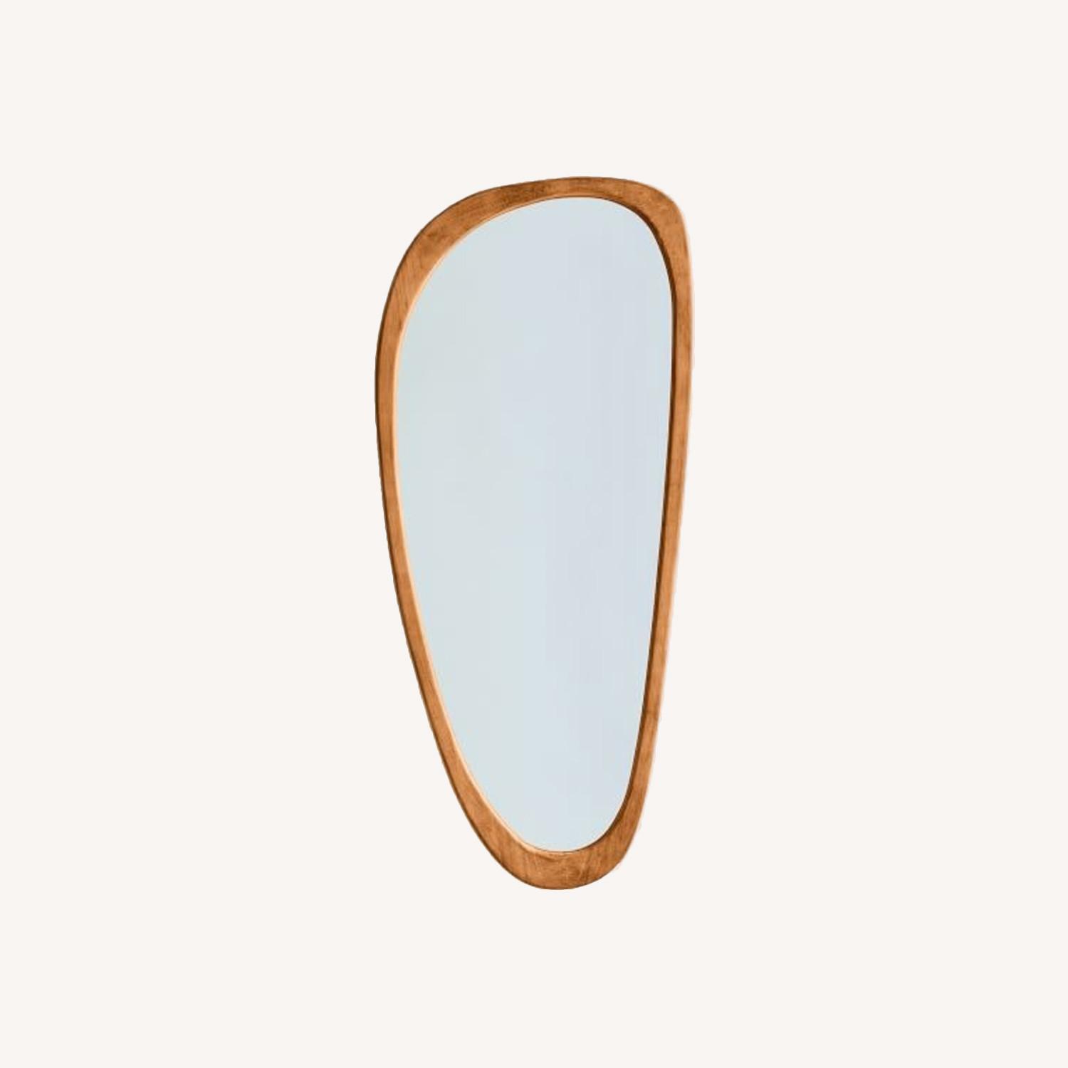 West Elm MidCentury Asymmetrical Floor Mirror AptDeco
