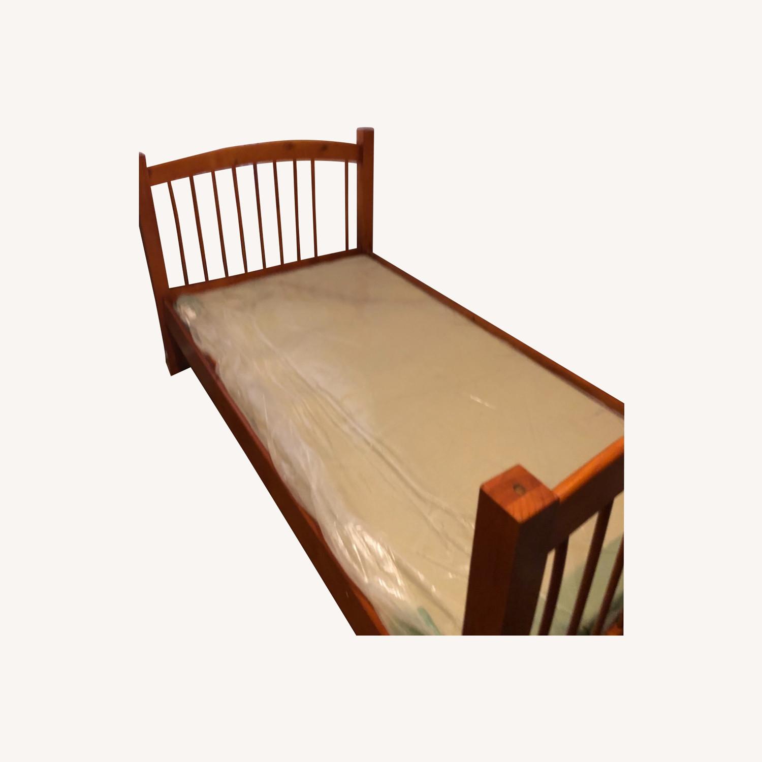 XL Twin Bed Frame with Base Board - image-0