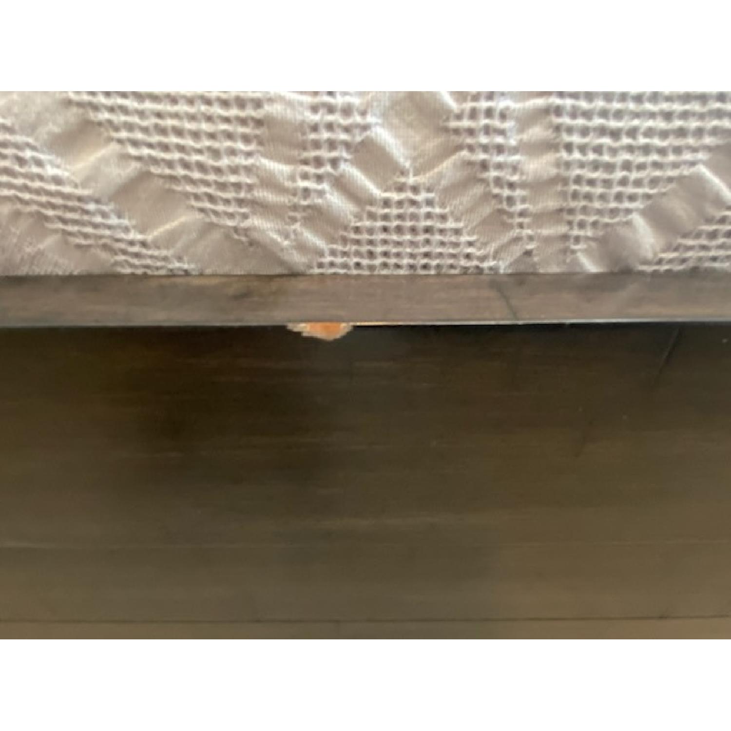 Dark Grey Queen Bed Set w Headboard and Footboard - image-7