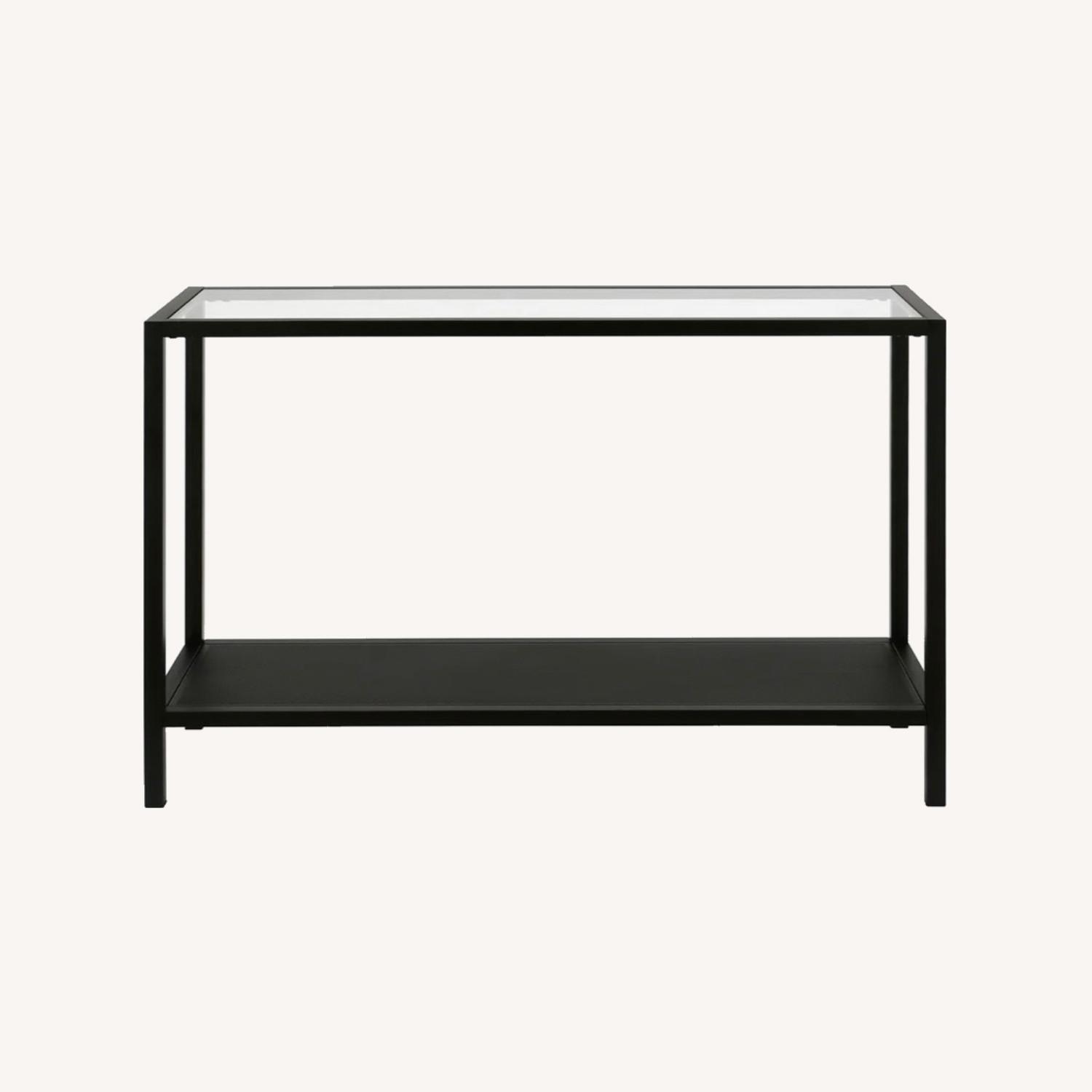 Blackened Bronze Console Table AptDeco
