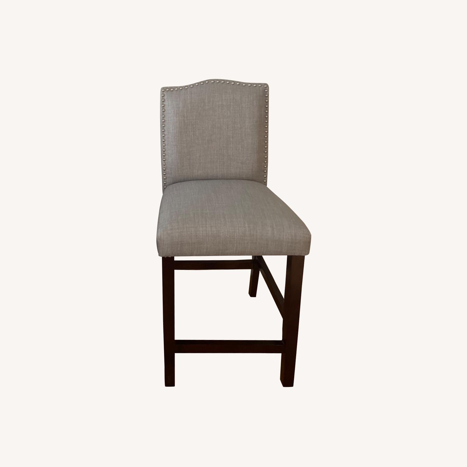 Target Counter Stools with Nailhead Trim AptDeco