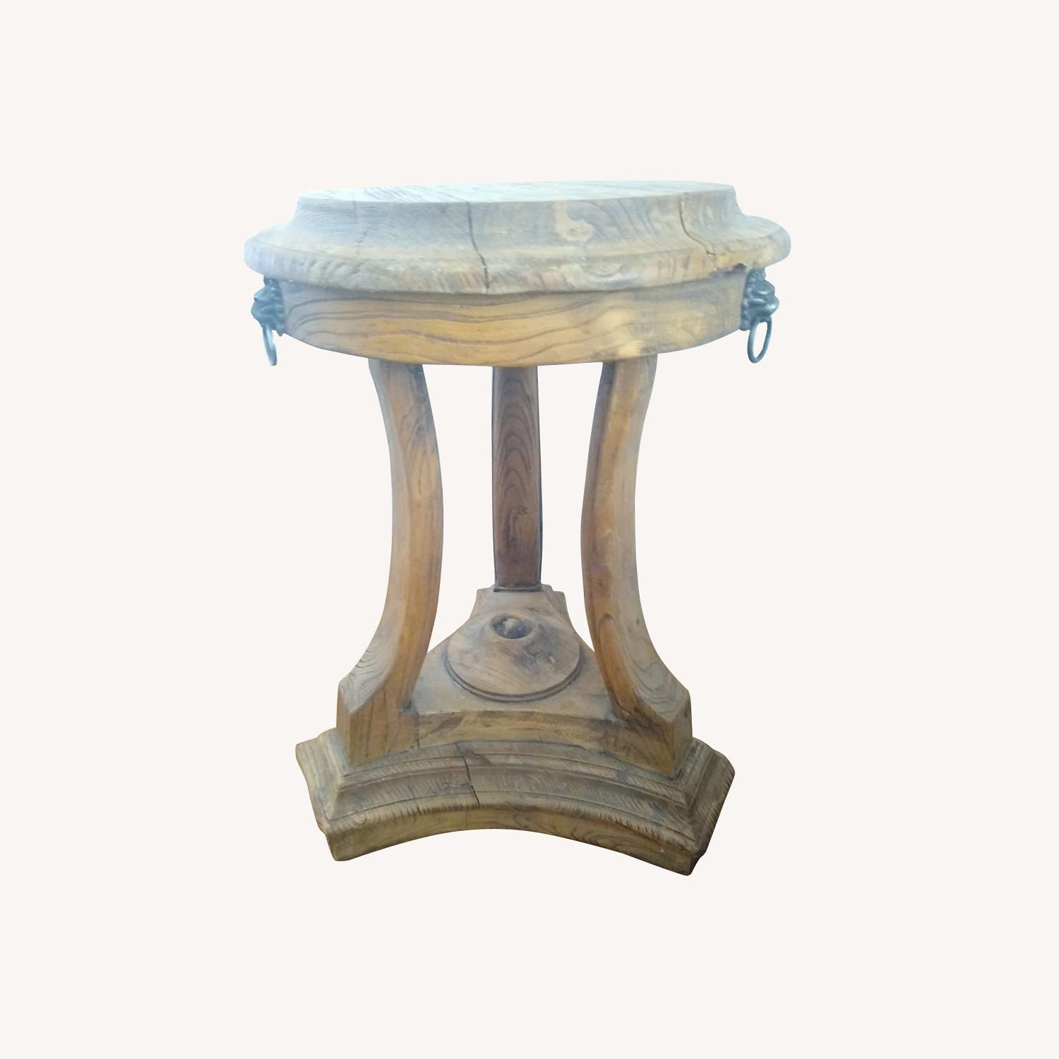 Restoration Hardware 18TH C. Lion's Head Side Table AptDeco