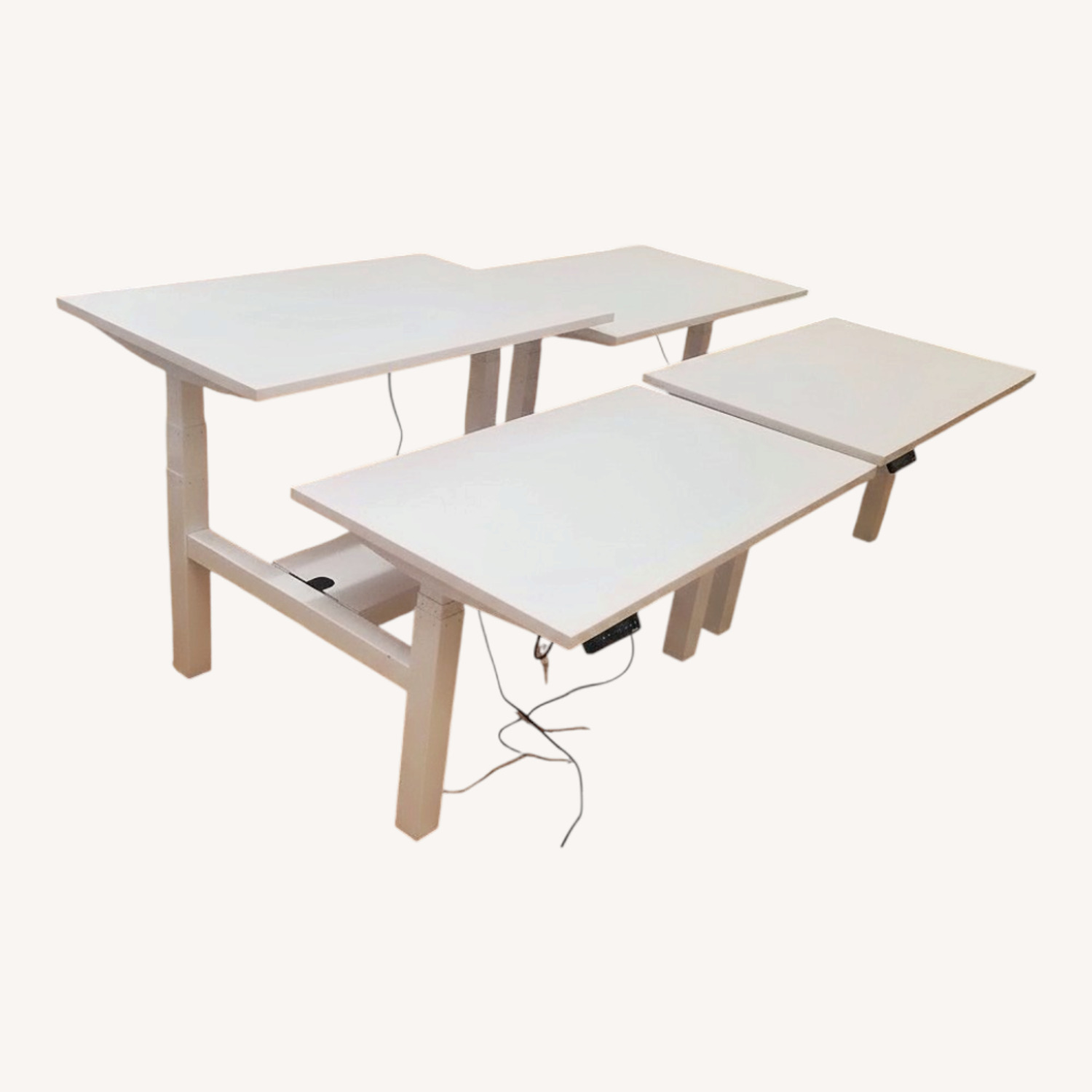 4-Top Poppin Adjustable Standing Desk - image-0