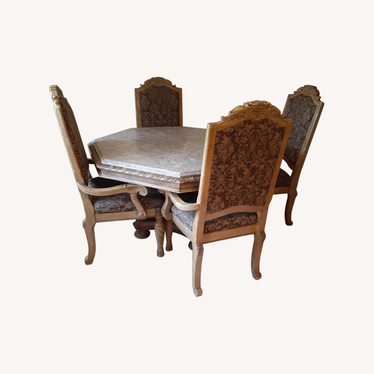 Vintage Marble /Wood Frames - image-0