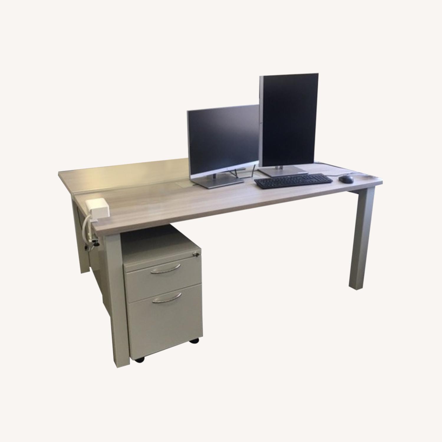 Two Person Work Desk AptDeco