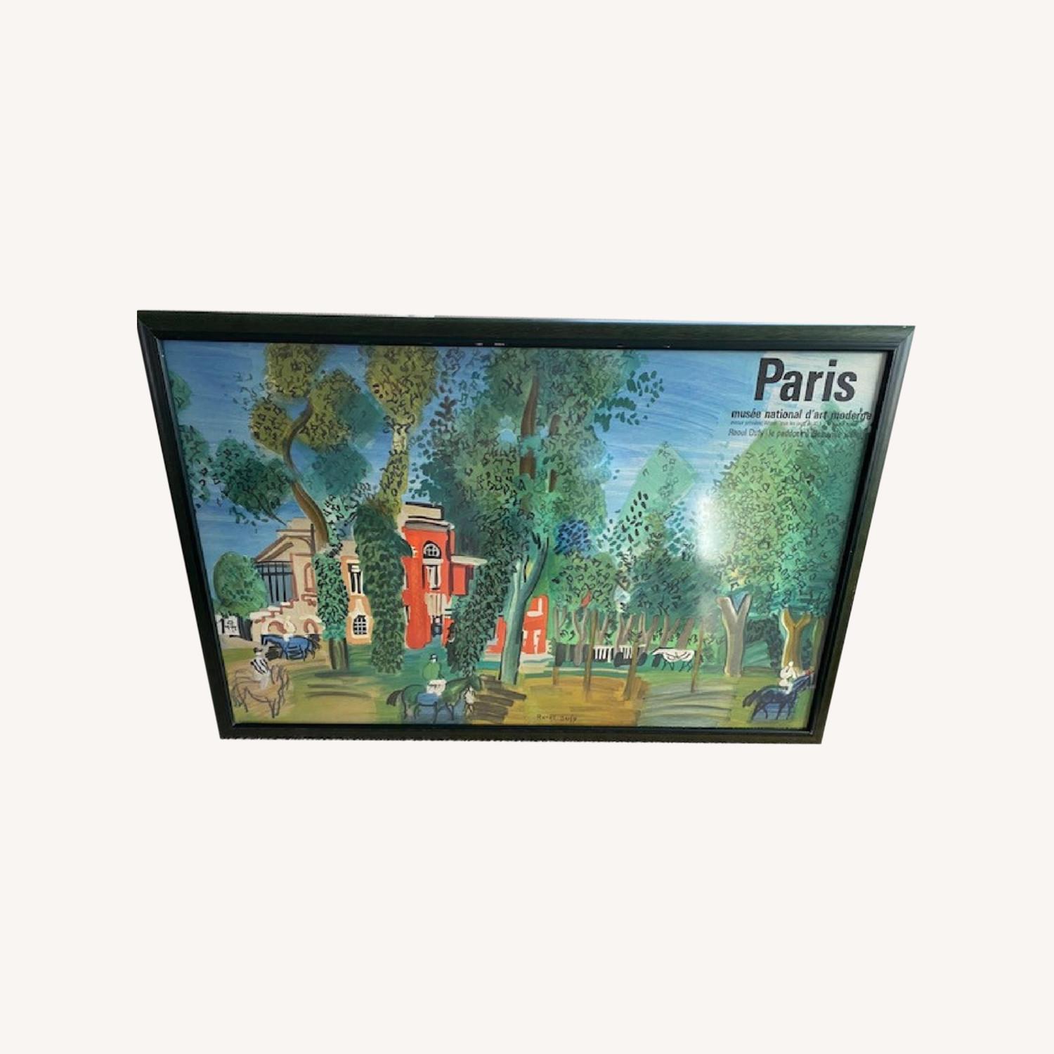 VTG Poster Litho Le Paddock a Deauville ~ Duffy - image-0